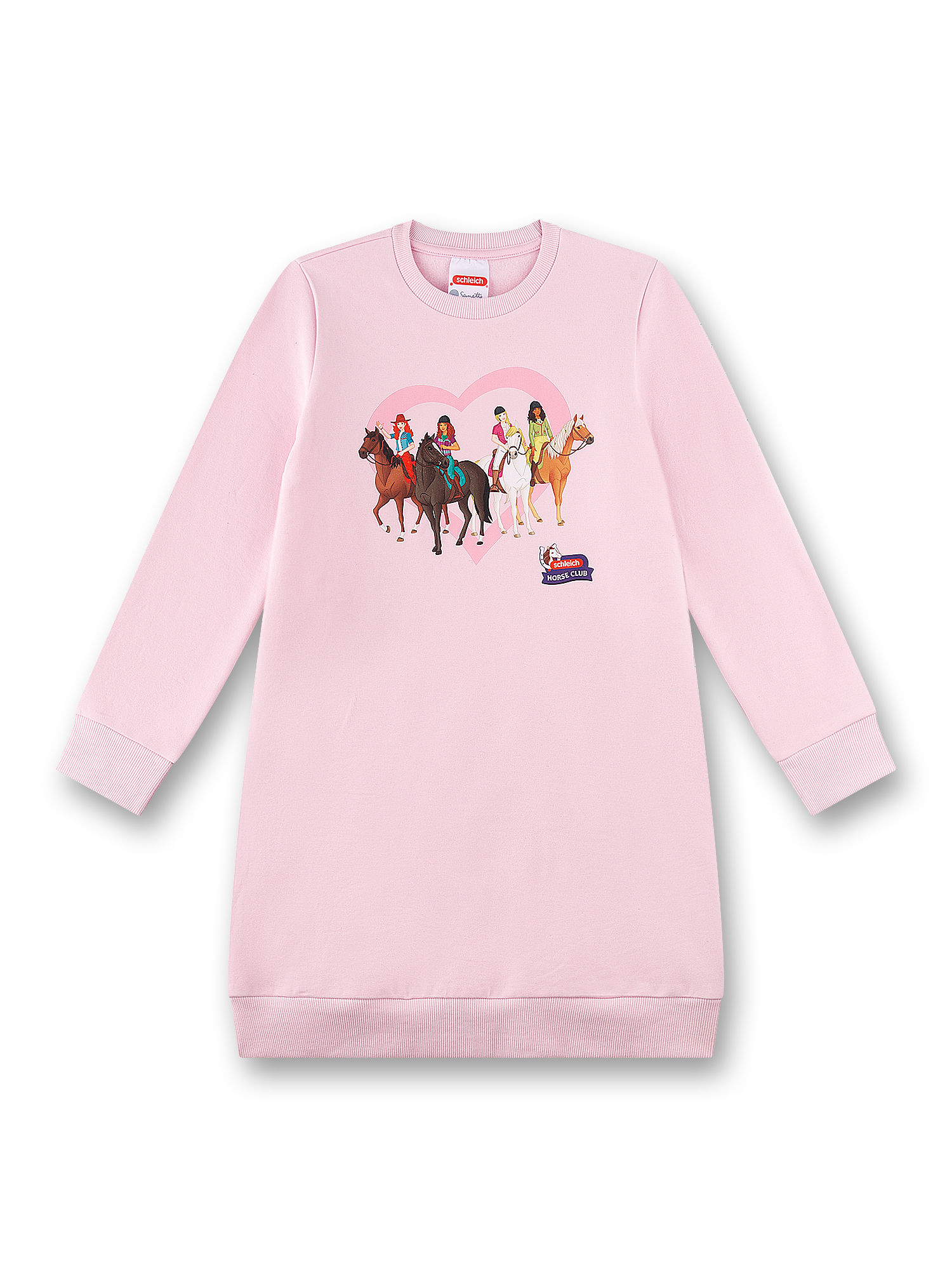 pink, Kleid/Sweatshirt, Pullover, Pferdereiten, Grafikdruck