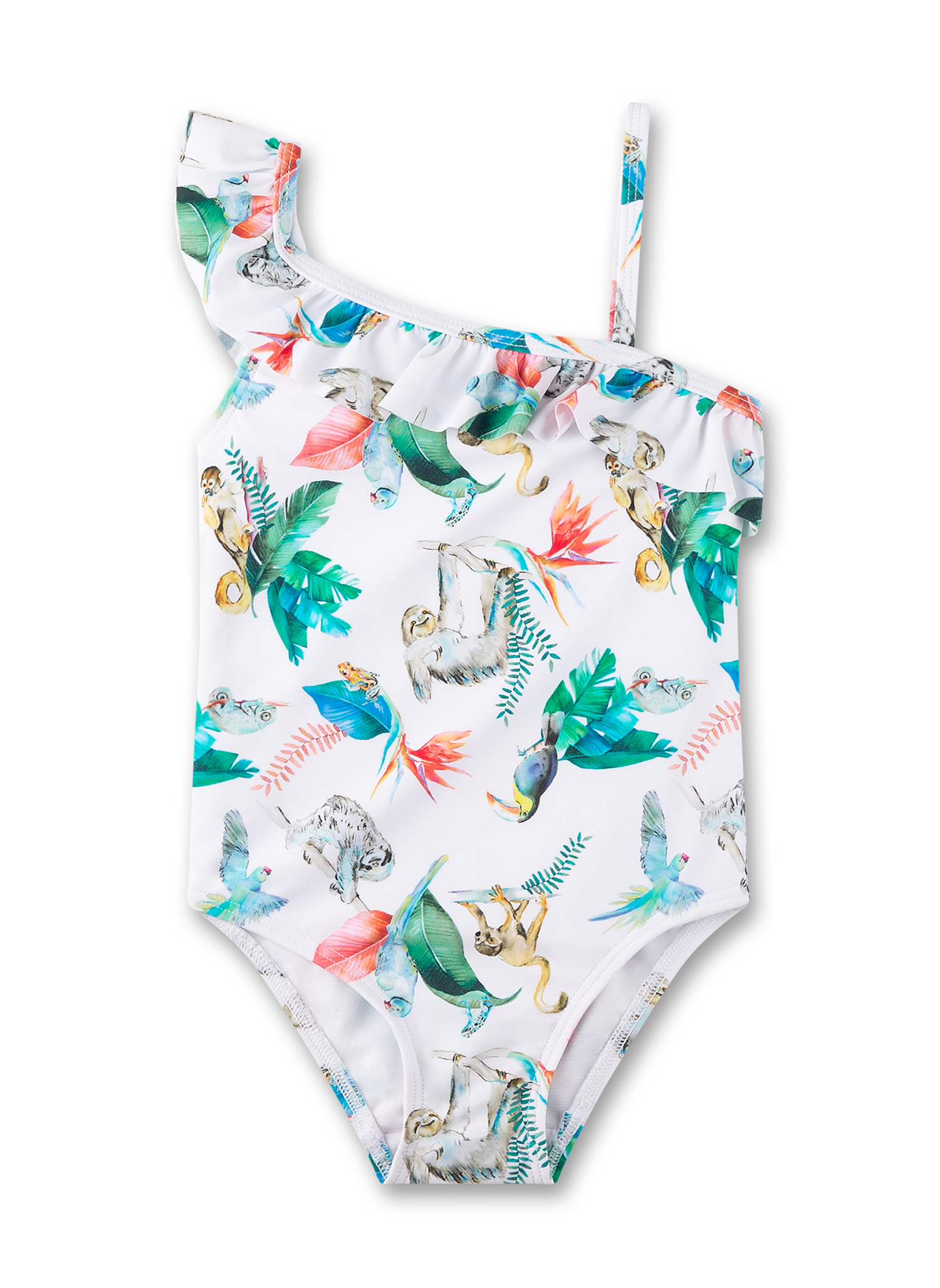 Mädchen-Badeanzug off-white