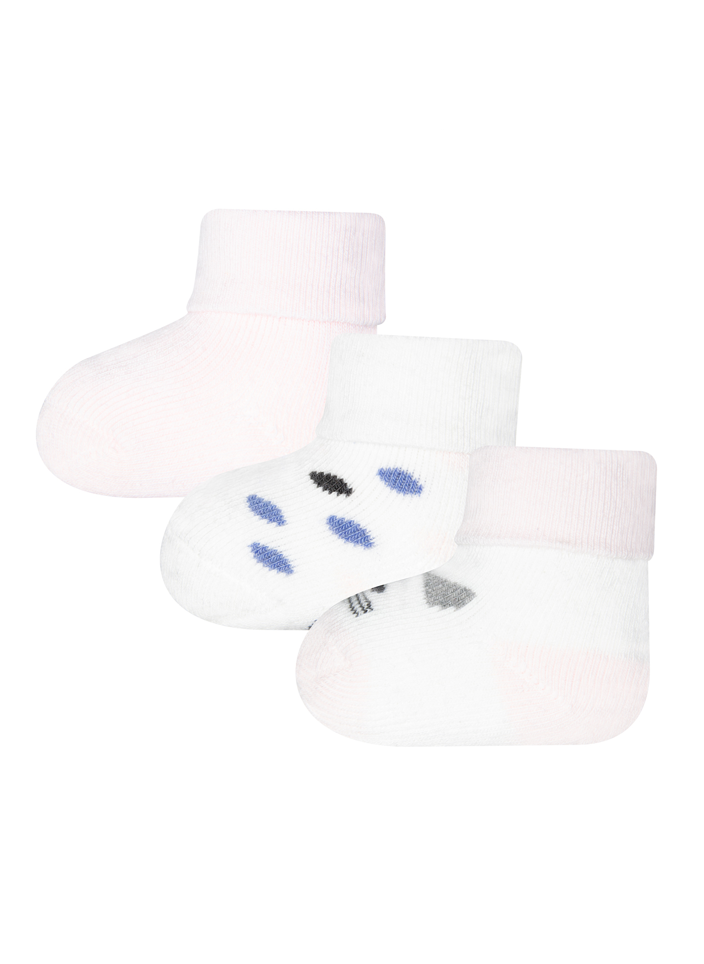 Mädchen Erstlings-Socken (Dreierpack) Weiß