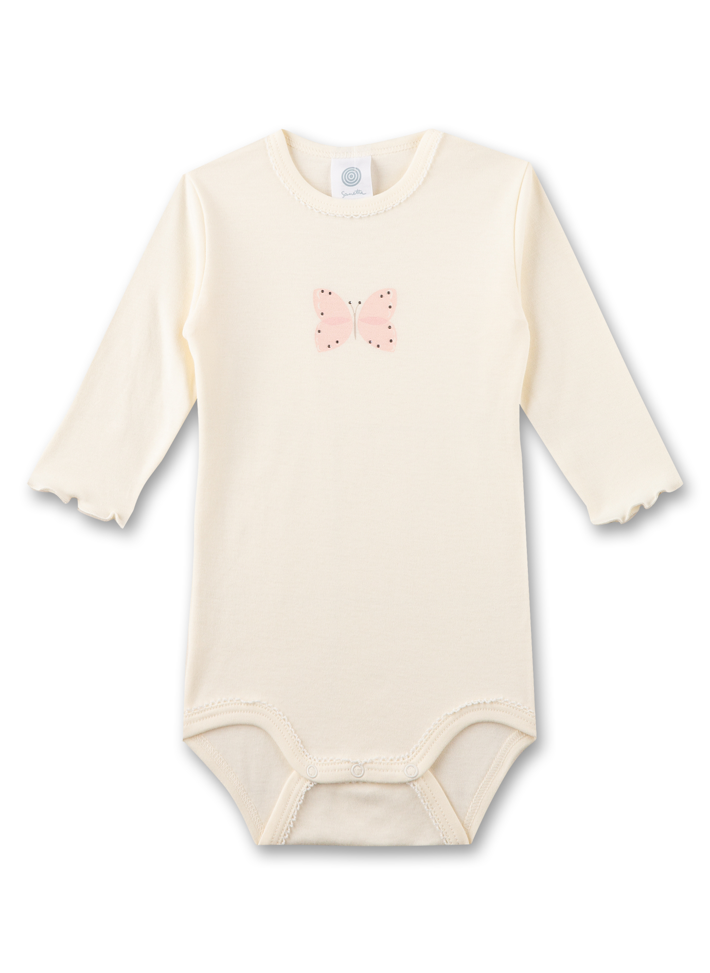 Baby-Body langarm Beige