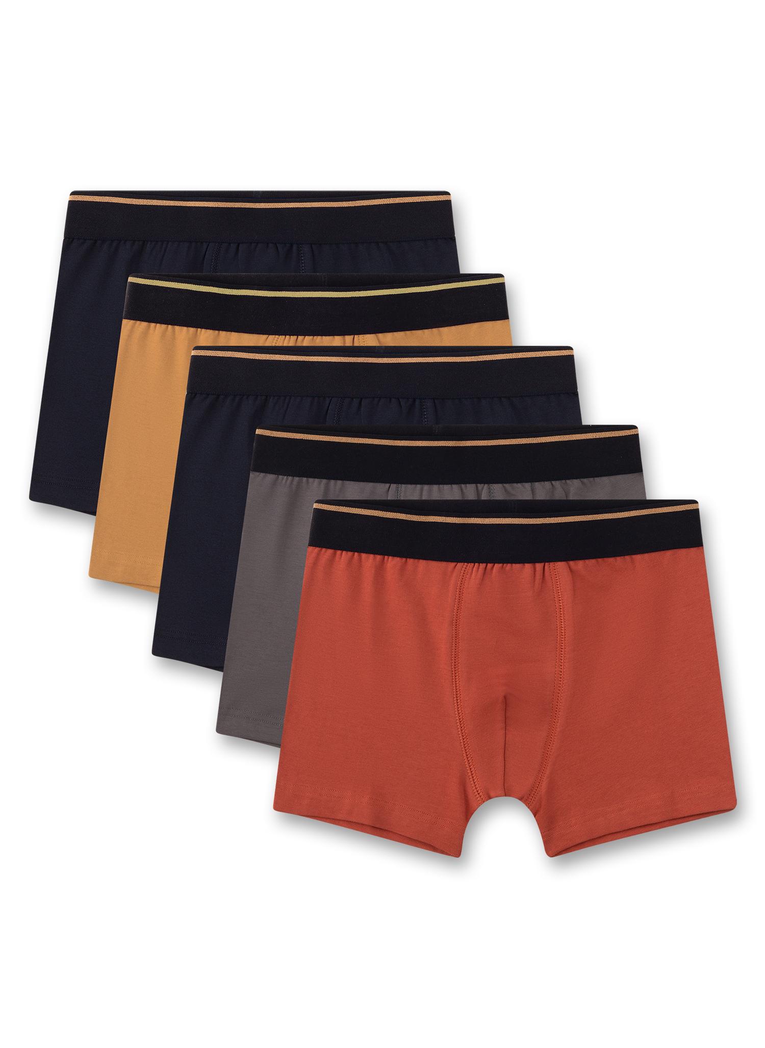 Jungen Hipshorts (5er-Pack)  rot