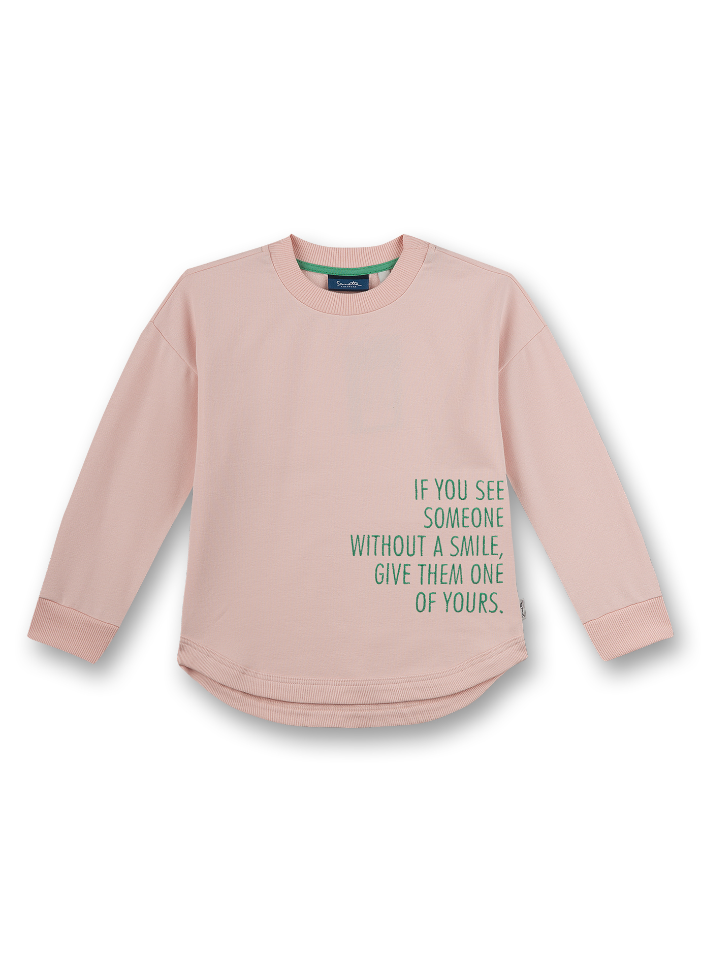 Mädchen-Sweatshirt Rosa Pepperoni