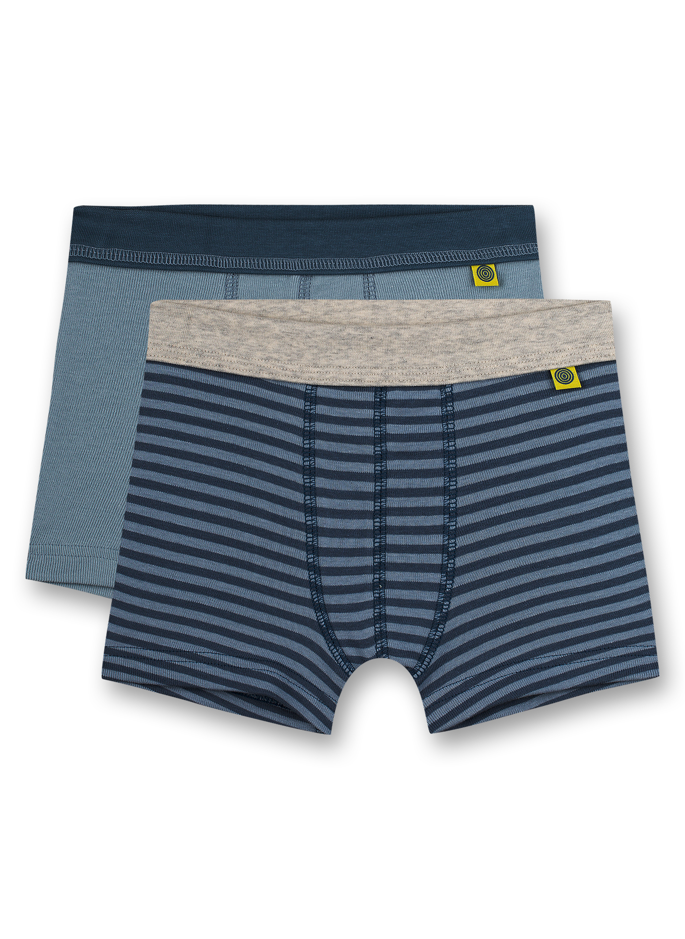 Jungen-Hipshorts (Doppelpack) Blau Building