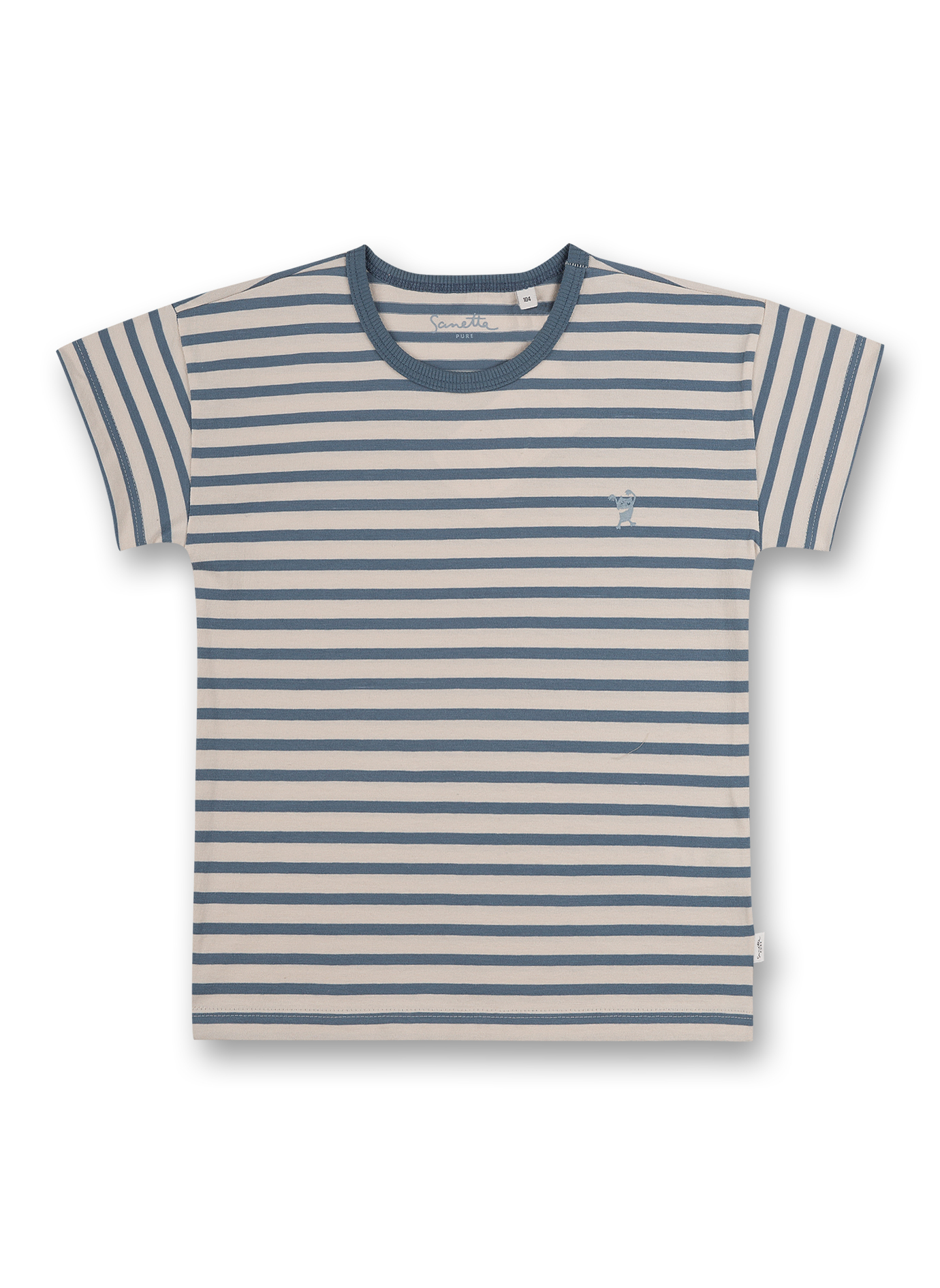 Jungen T-Shirt Hellblau Ringel