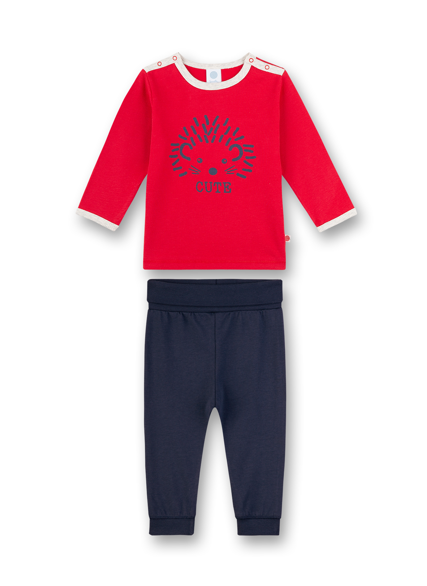 Jungen-Schlafanzug Rot Little Wood