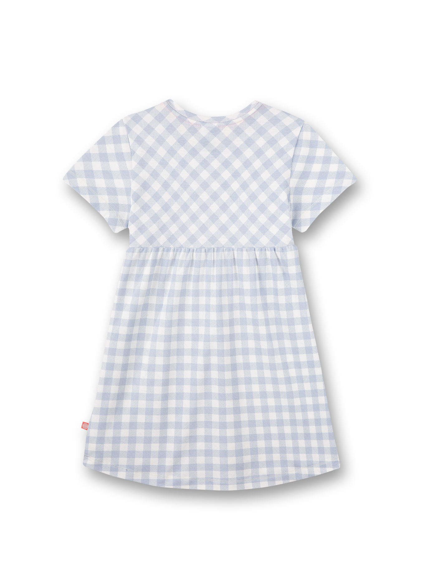 Mädchen-Nachthemd Hellblau Vichy-Karo Ocean Lover