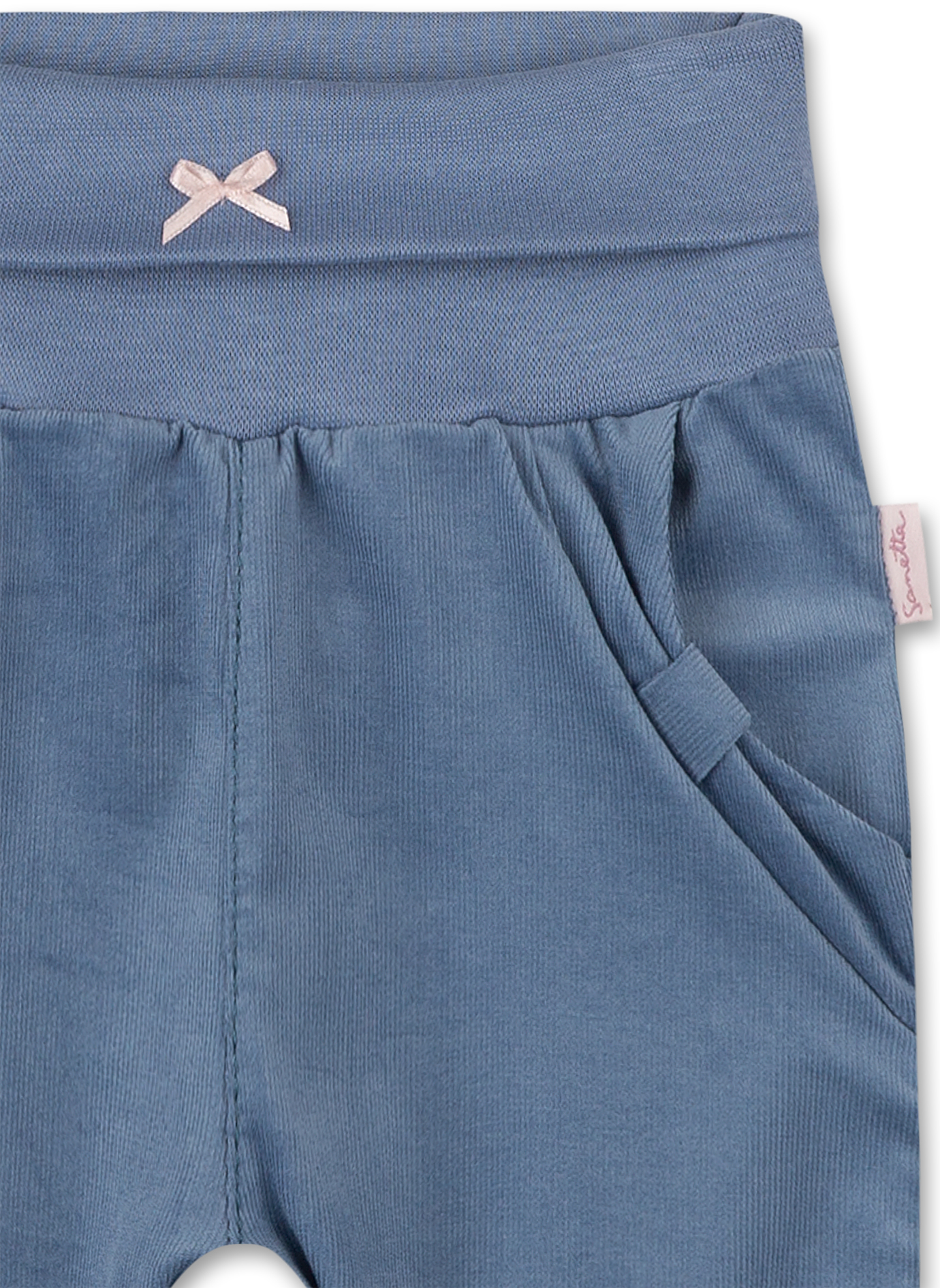 Mädchen-Cordhose gefüttert Blau Little Spikes