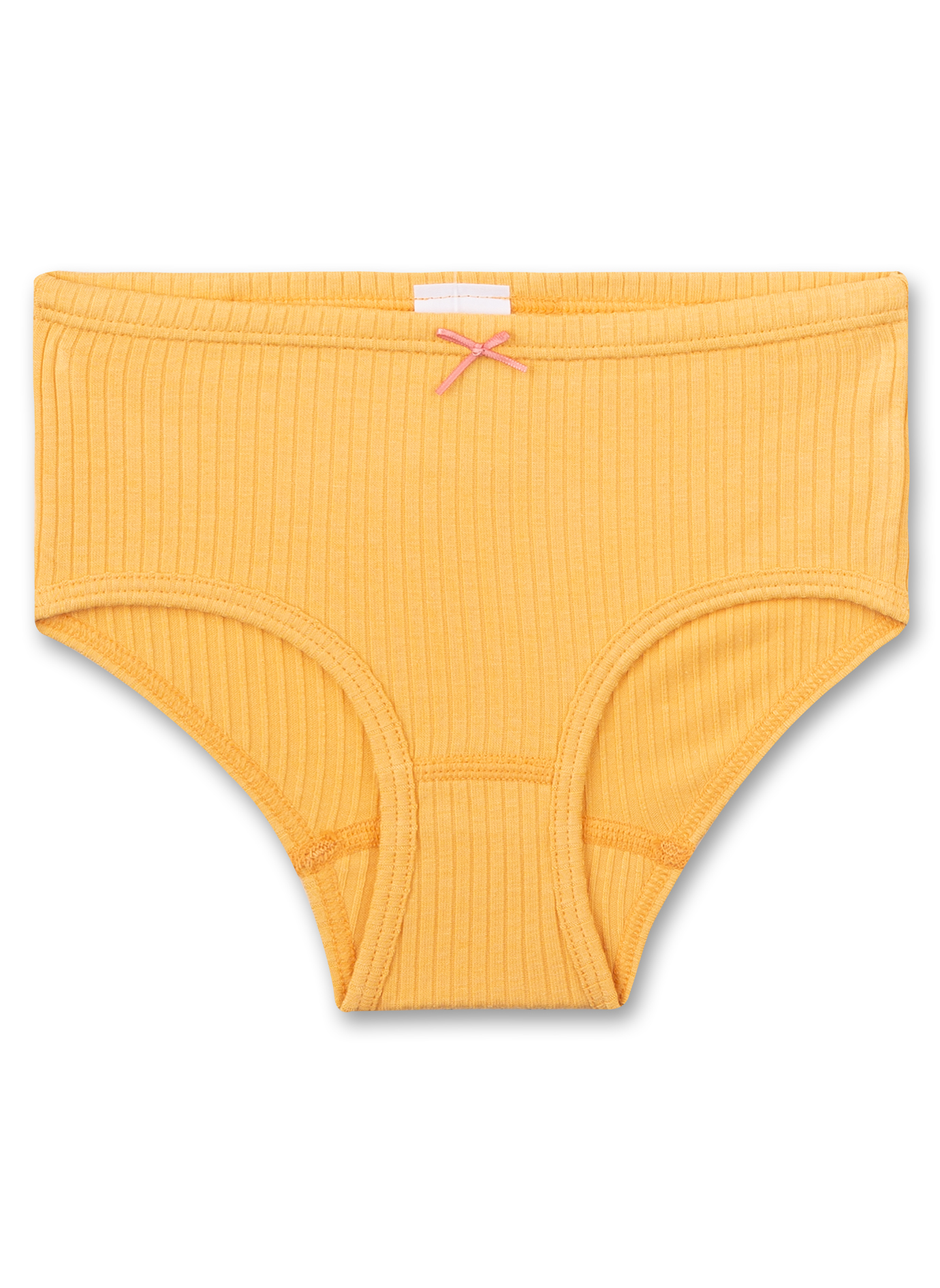 Mädchen-Hüftslip Rippe Orange