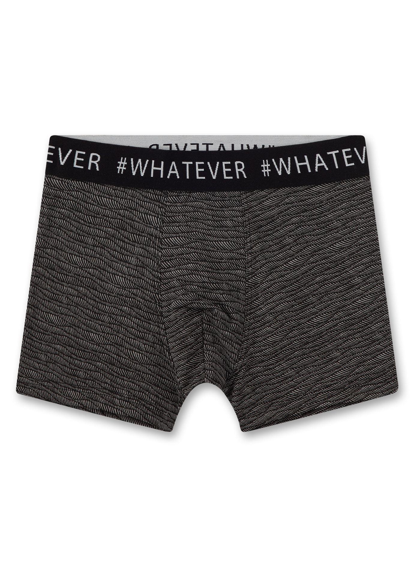 Jungen-Hipshorts (Doppelpack) Schwarz