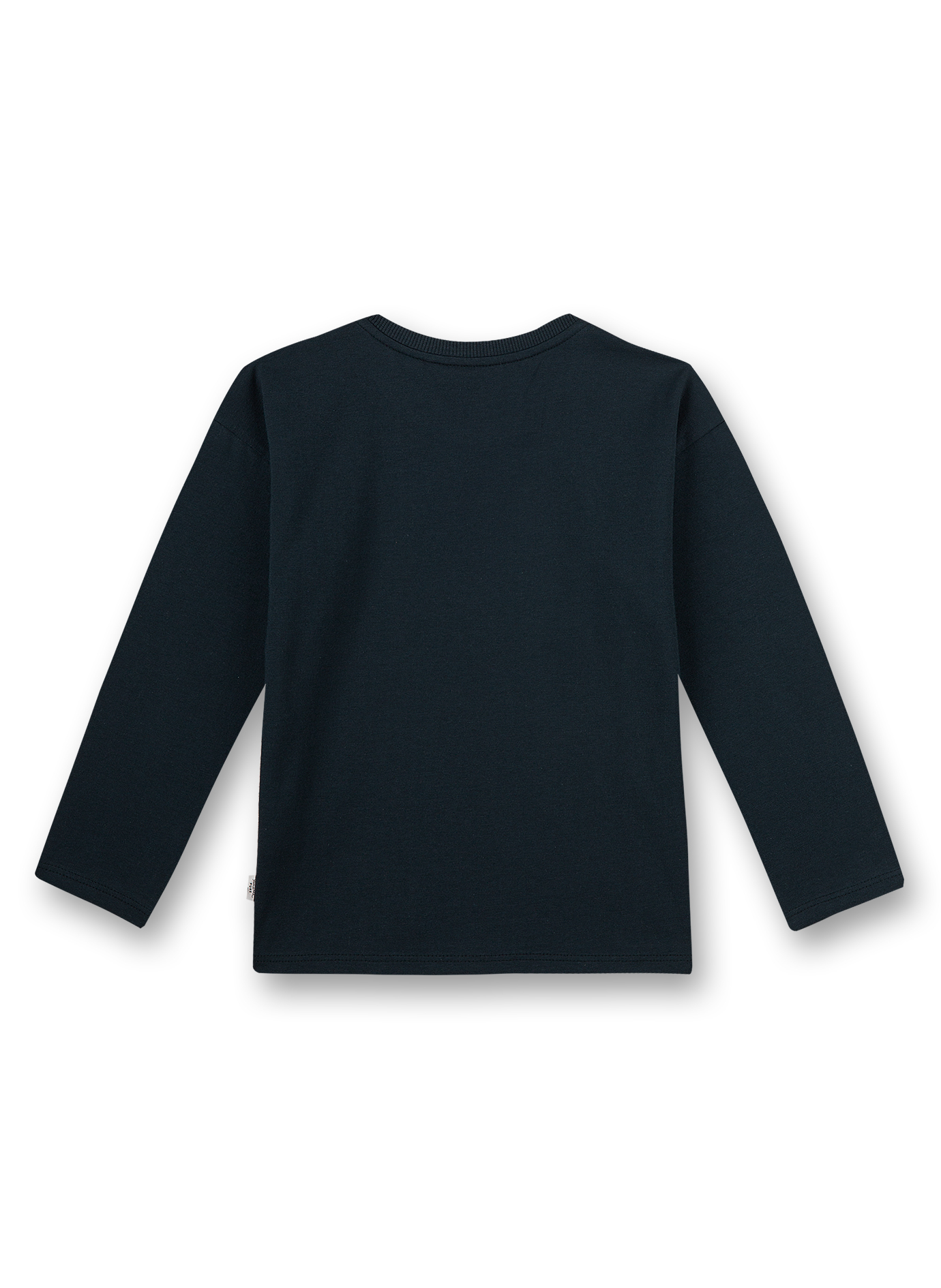 Jungen-Shirt langarm Dunkelgrün