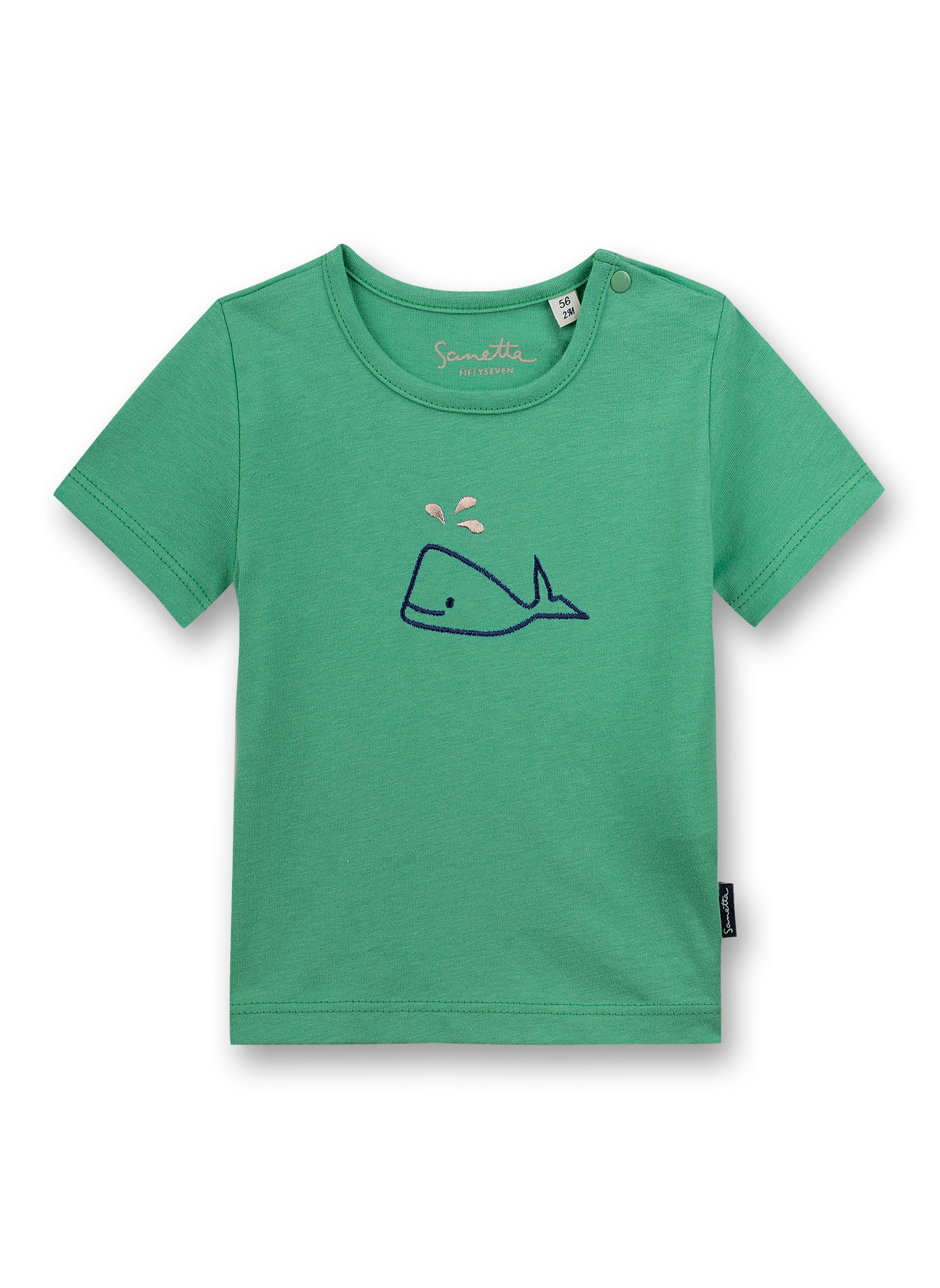 Jungen T-Shirt Grün Little Whale