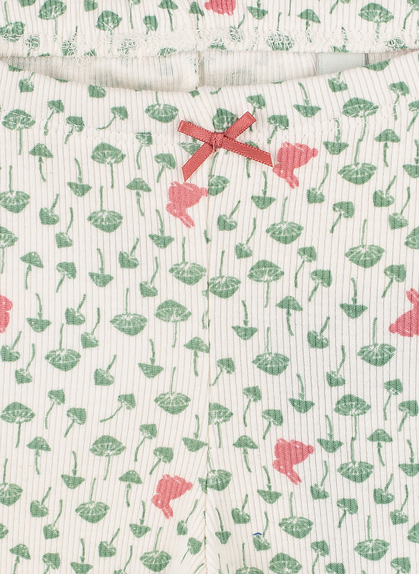 Mädchen-Leggings Beige Mushrooms