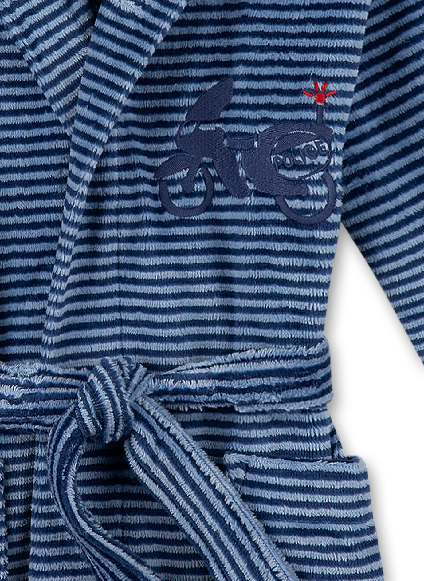 Jungen-Bademantel Blau