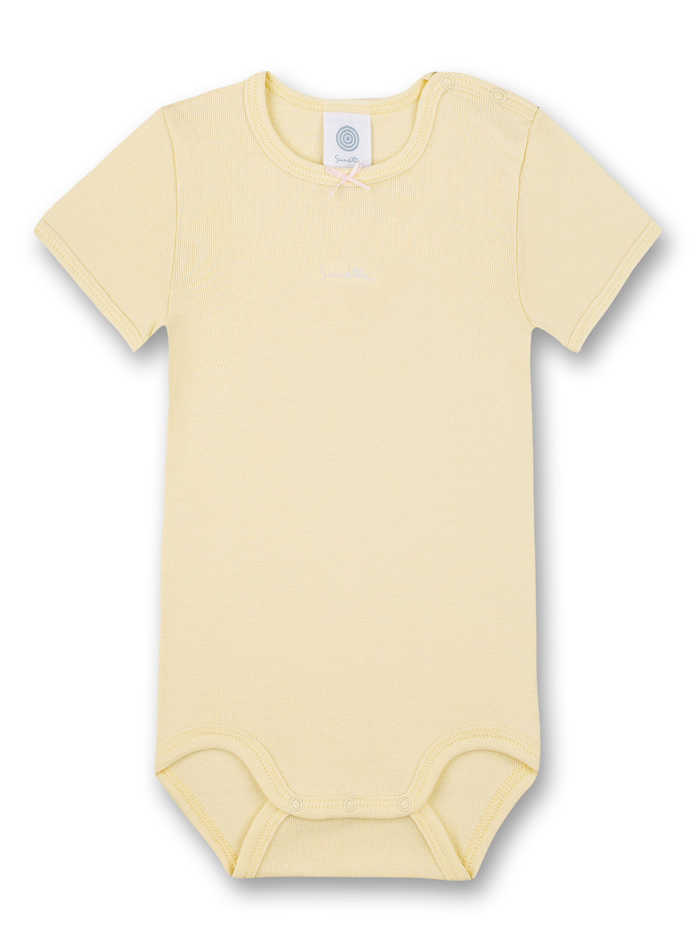 Body kurzarm (Doppelpack) Off-White und Gelb Ice Baby