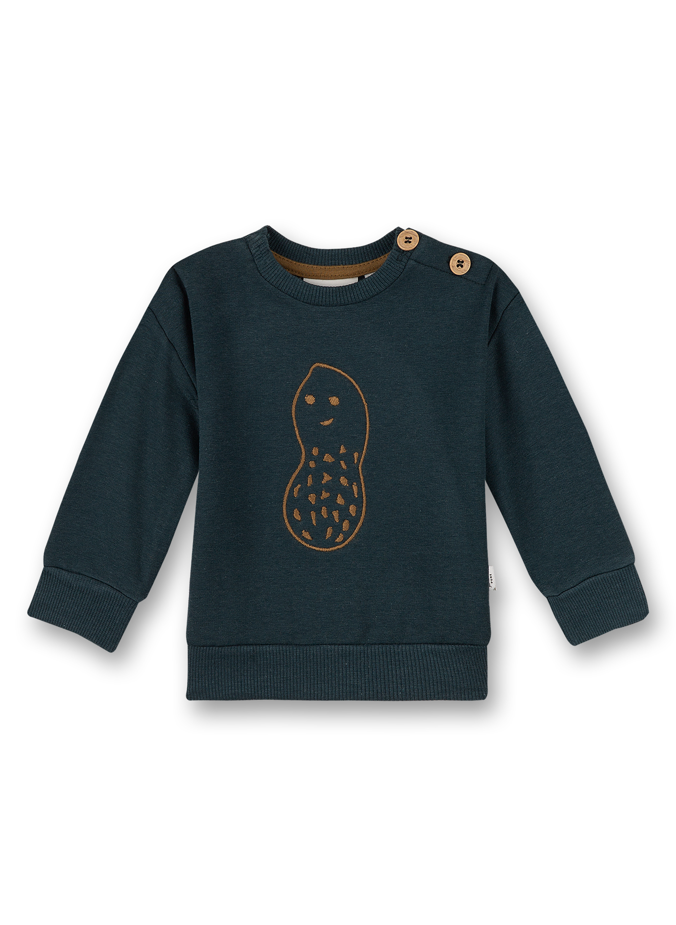 Jungen-Sweatshirt Dunkelgrün