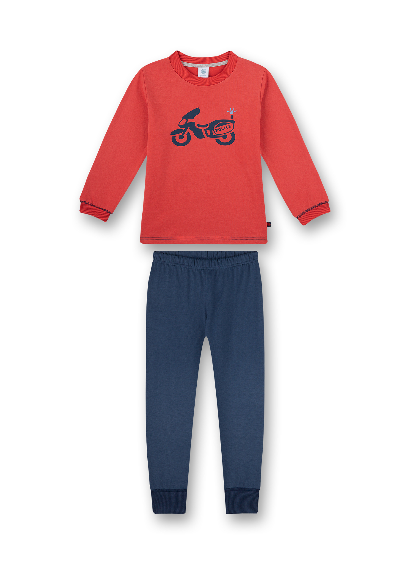 Jungen-Schlafanzug Rot Police