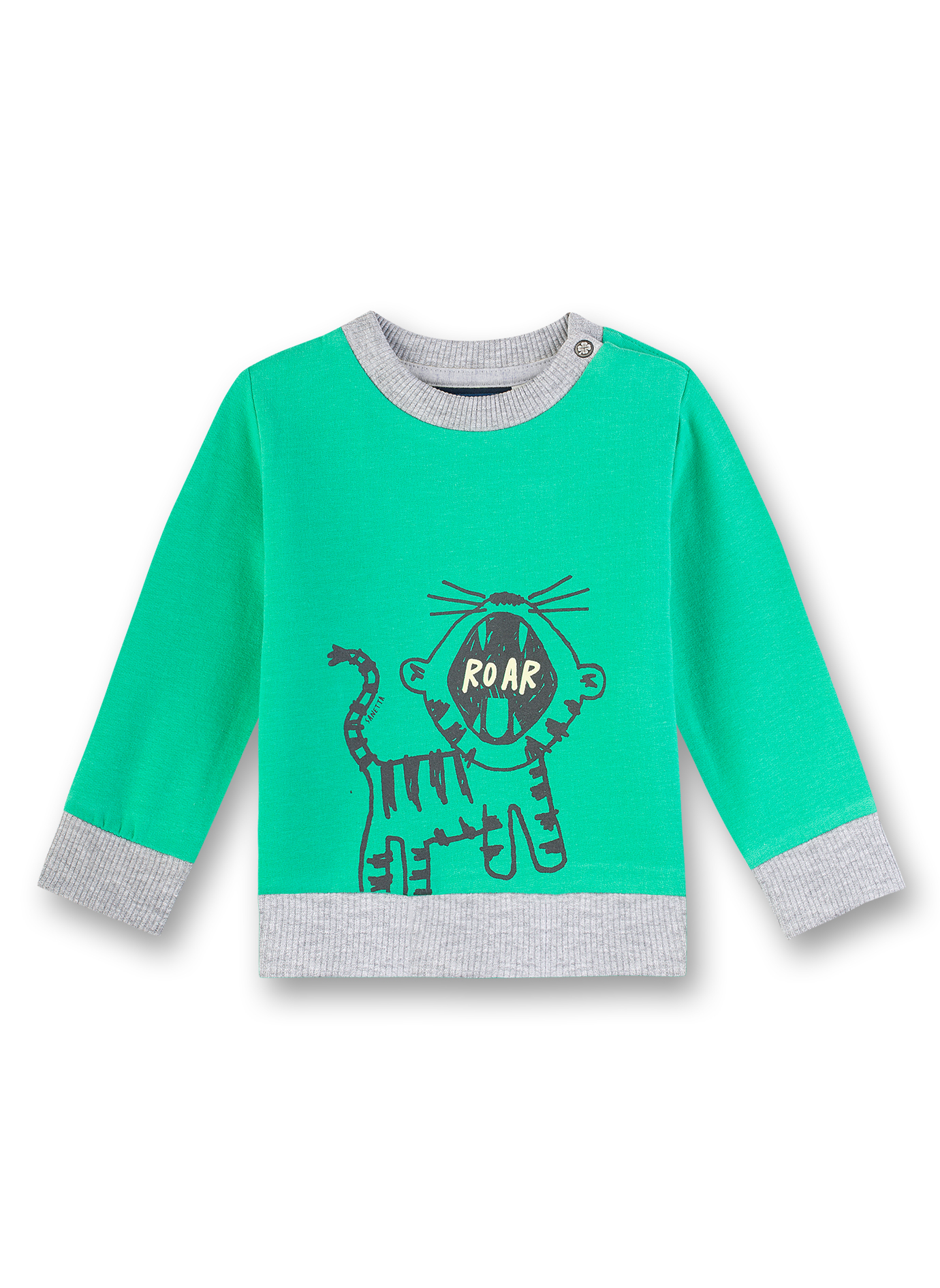 Jungen-Sweatshirt Grün Little Friends