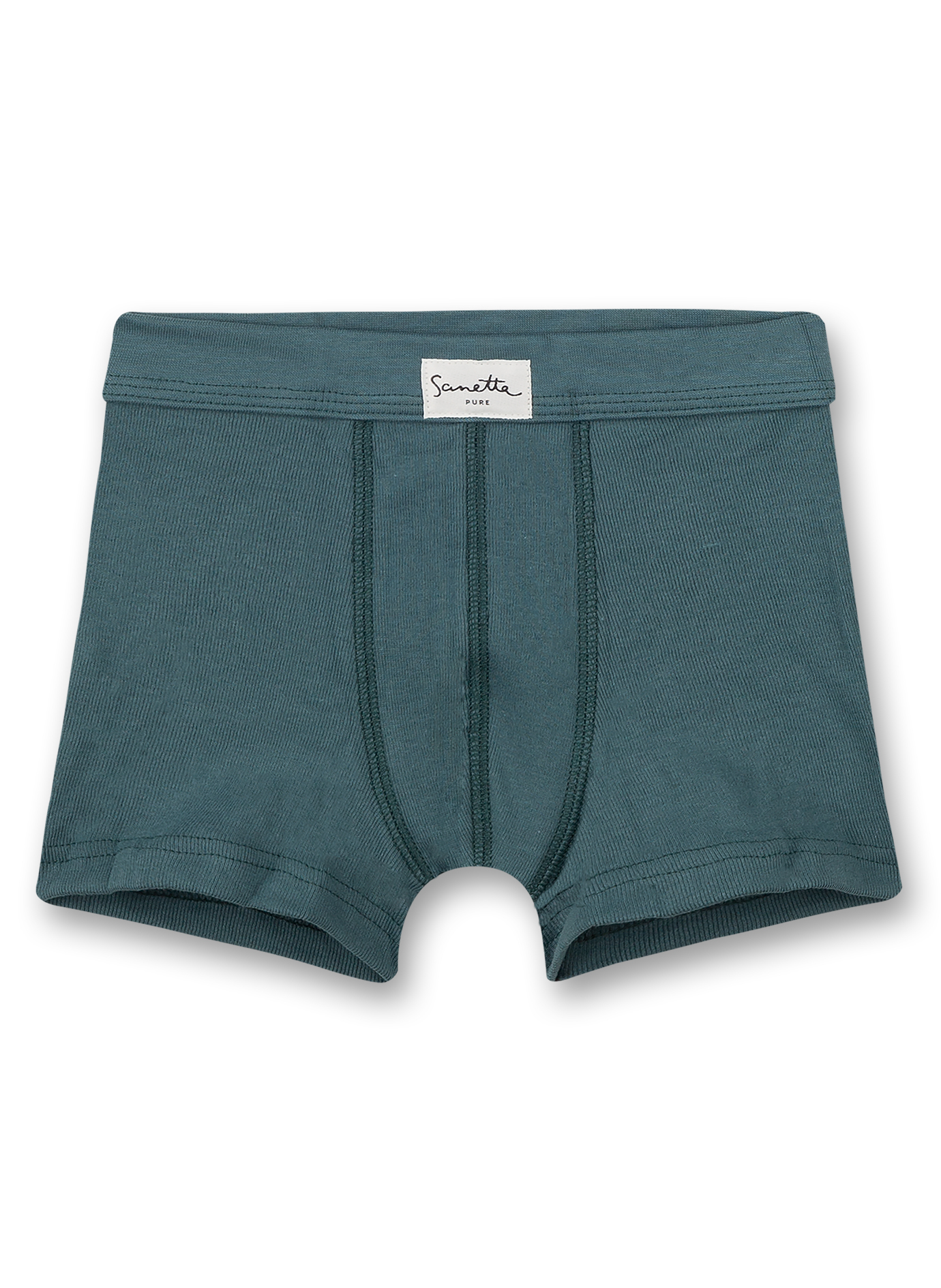 Jungen-Shorts (Dreierpack) Braun Ringel Schwarz und Blau