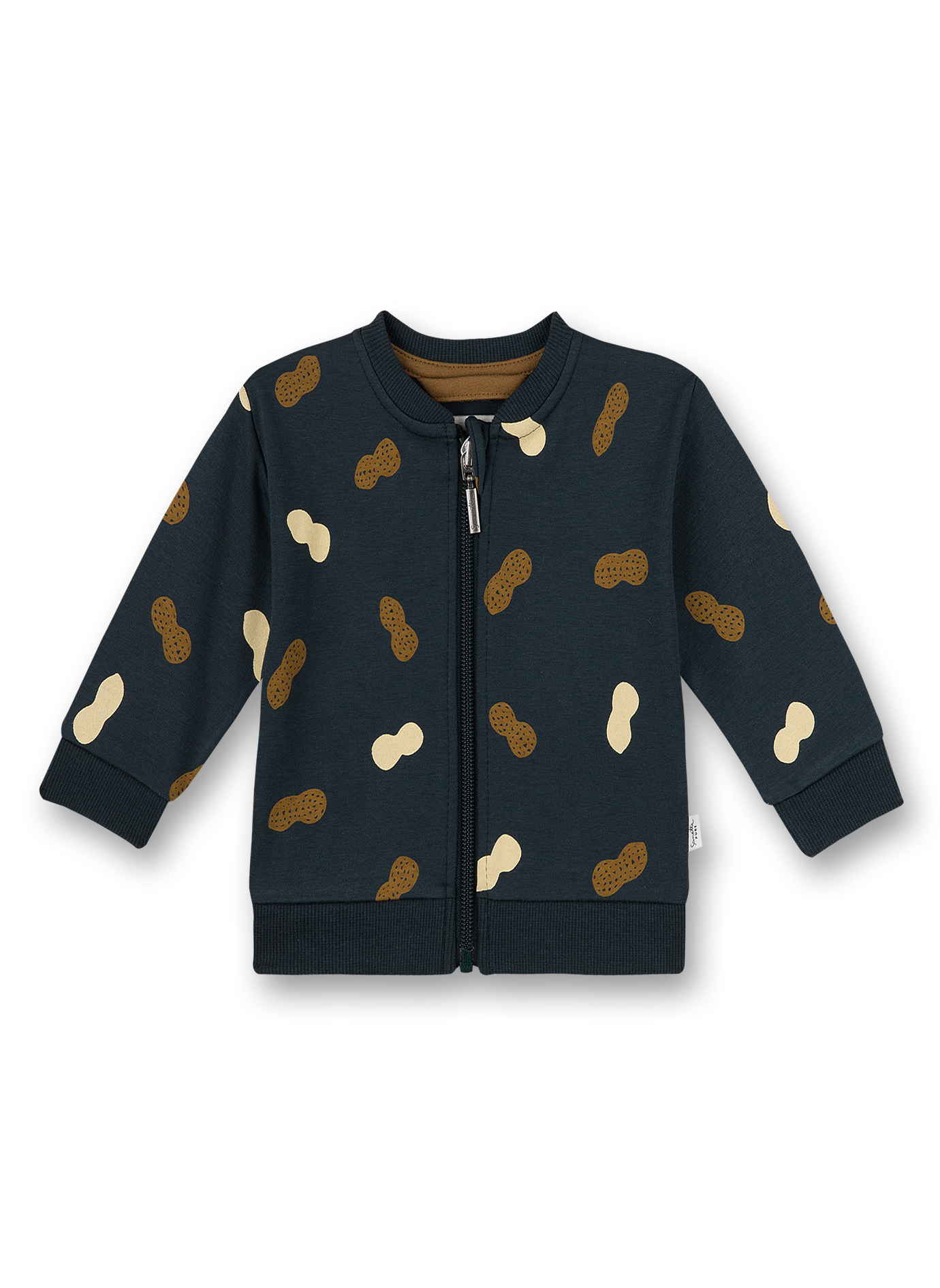 Jungen-Sweatjacke Dunkelgrün