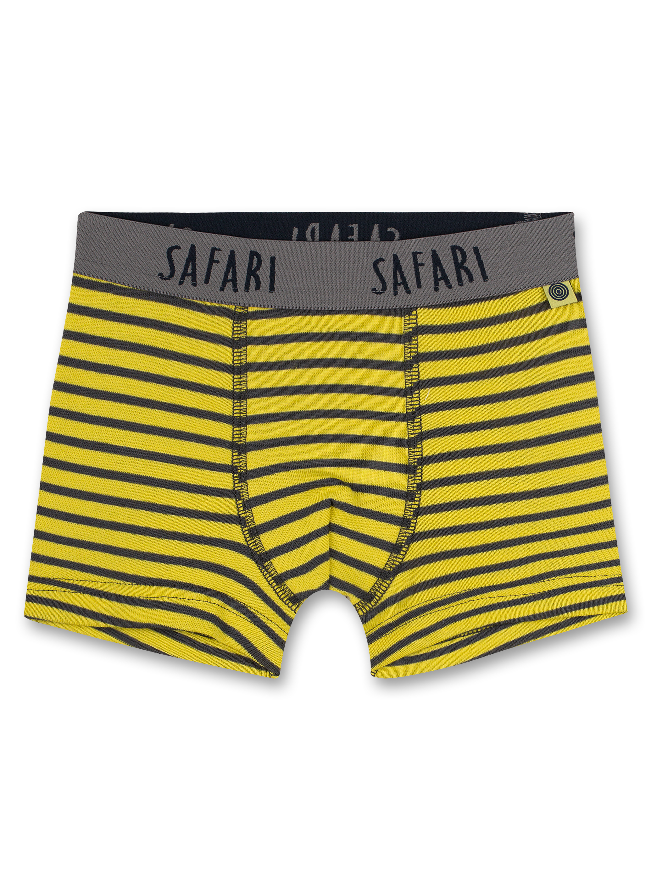 Jungen-Hipshorts Gelb geringelt