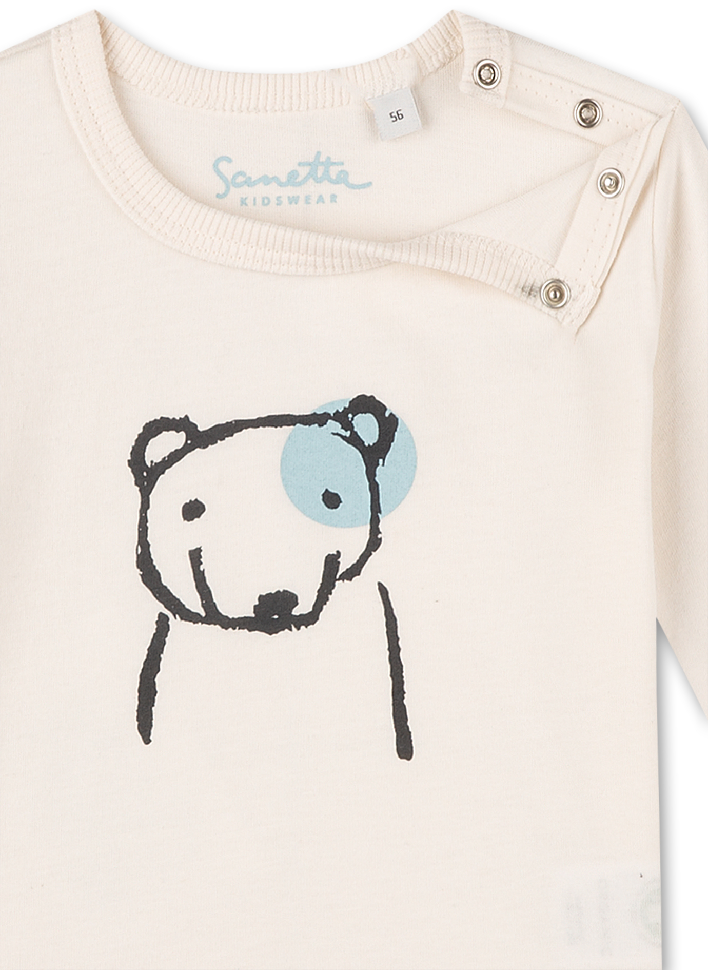 Jungen-Shirt langarm Off-White