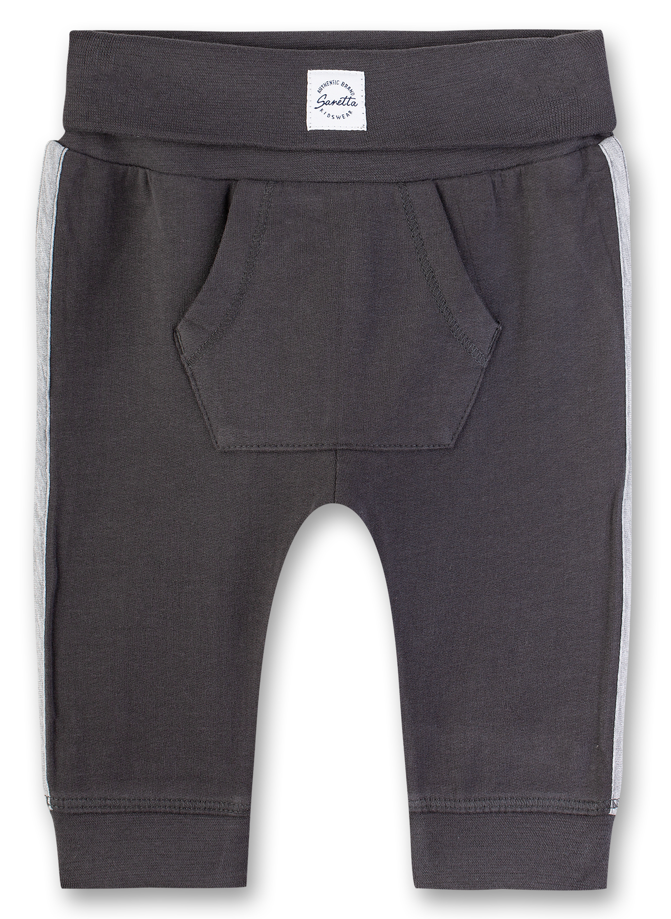 Jungen-Sweathose Dunkelgrau Little Friends