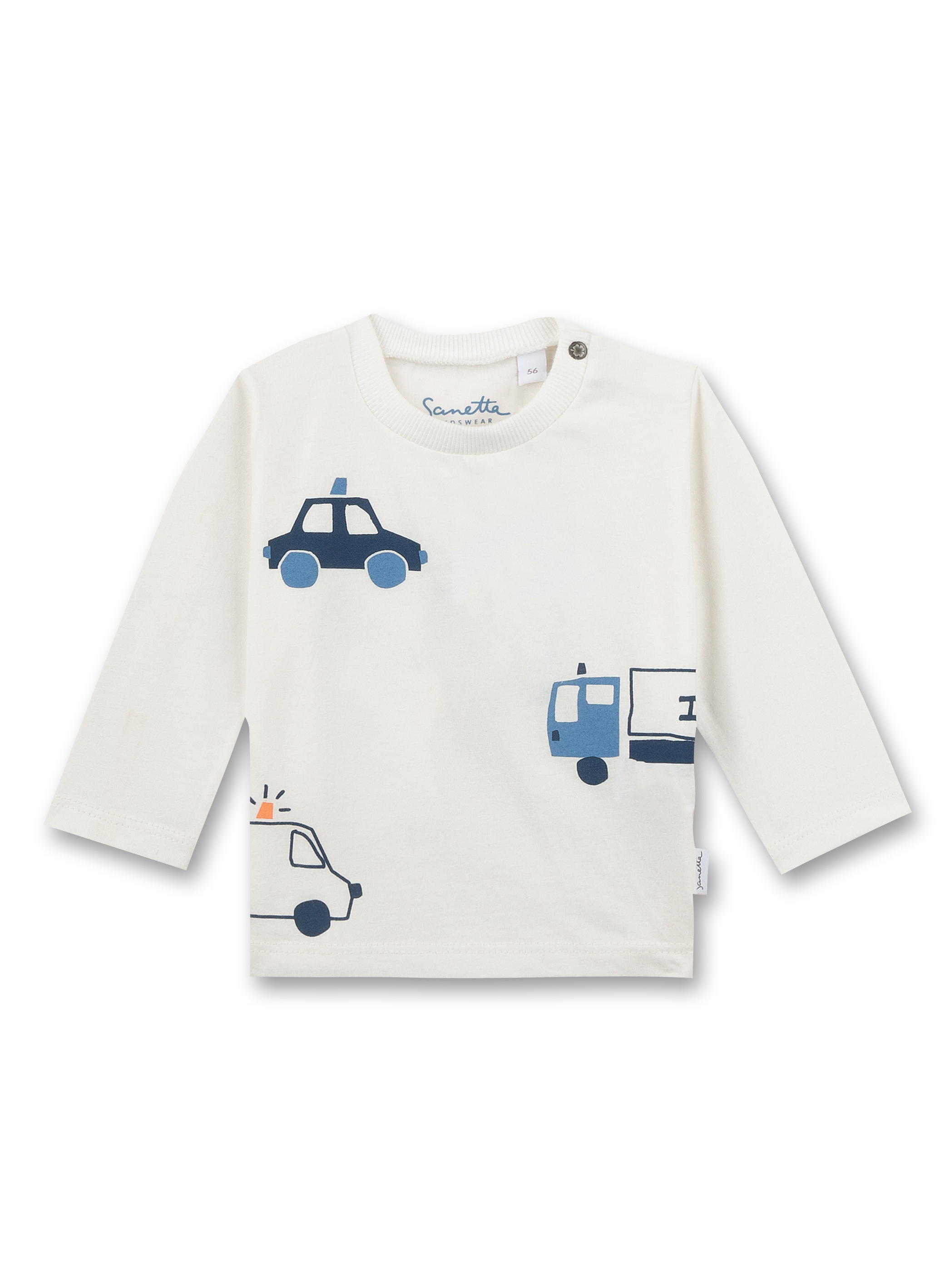 Jungen-Shirt langarm Off-White
