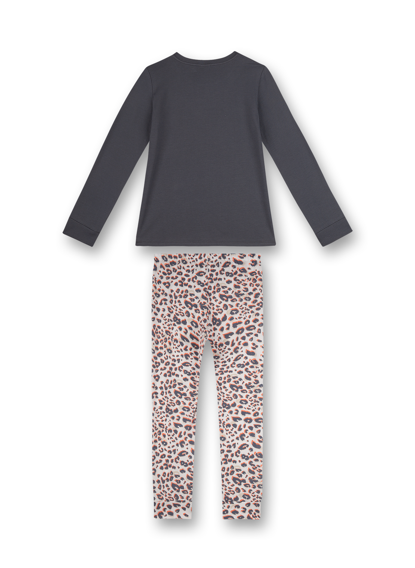Mädchen-Schlafanzug Grau Athleisure