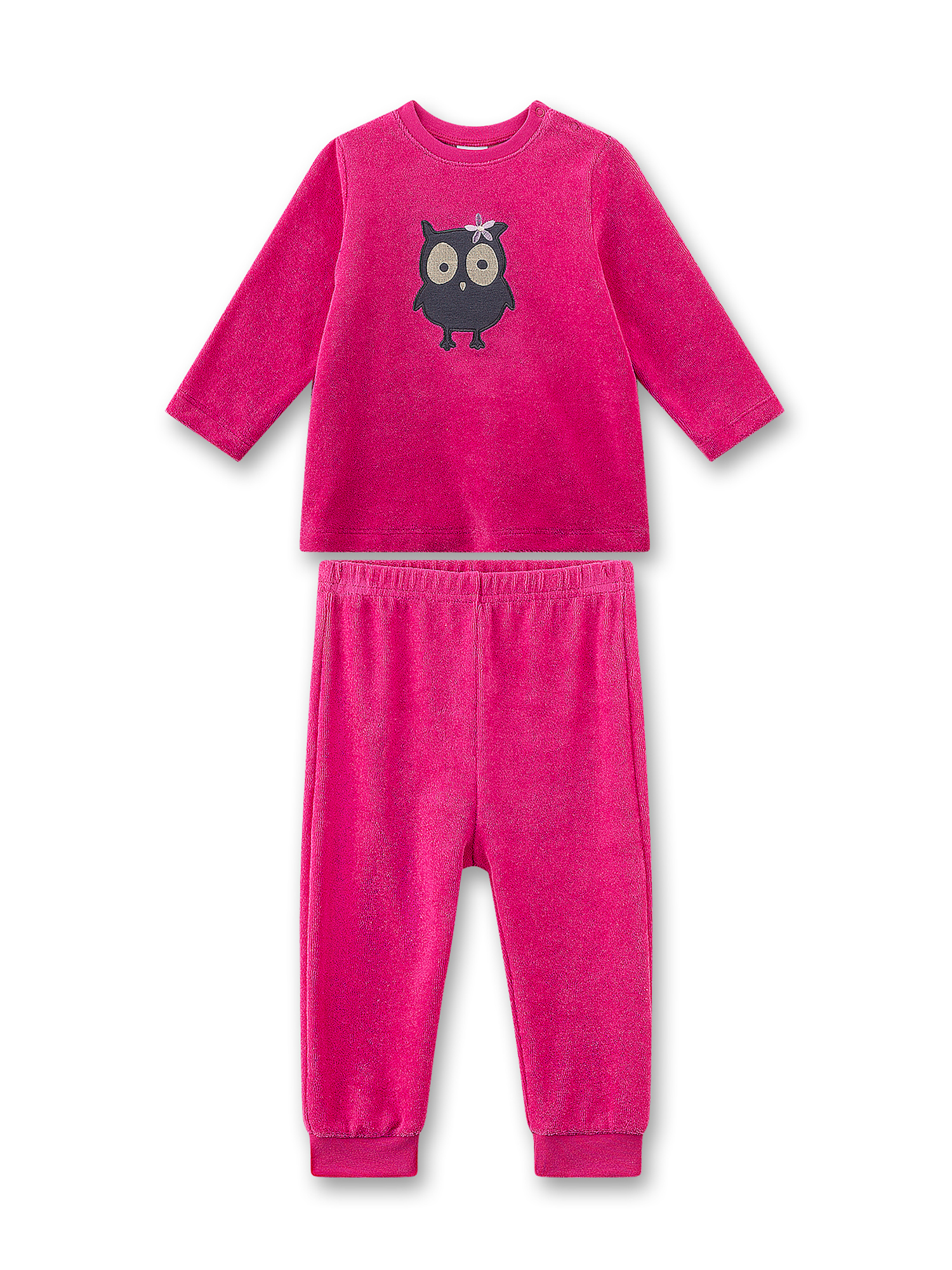 Pullover, Eule, Fleece, Rosa, Kinder