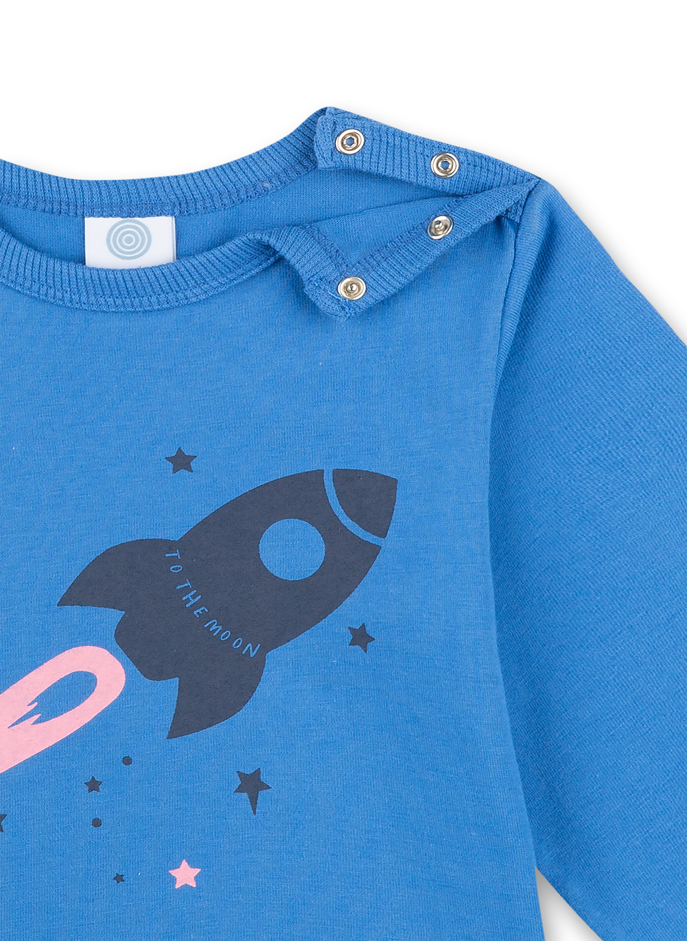 Jungen-Schlafanzug Blau To the Moon