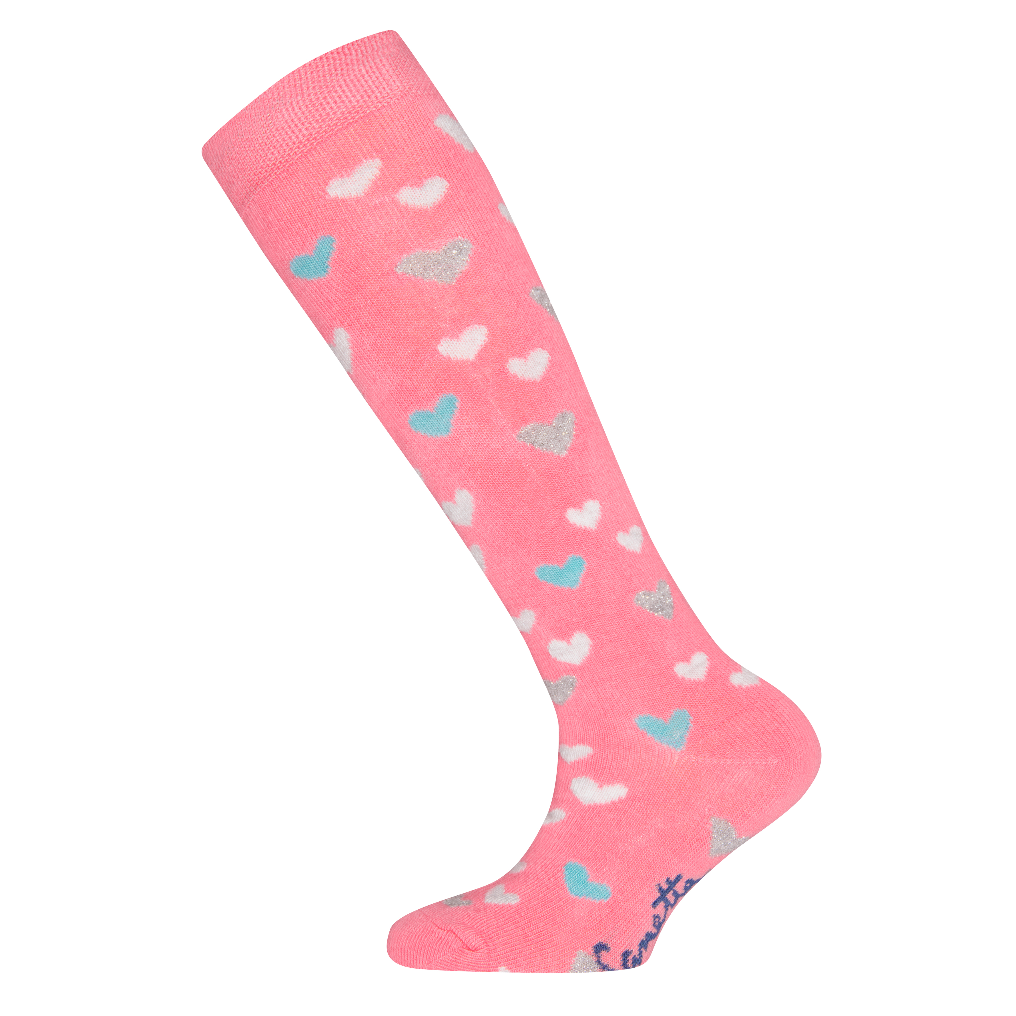 Mädchen-Kniestrümpfe Rosa