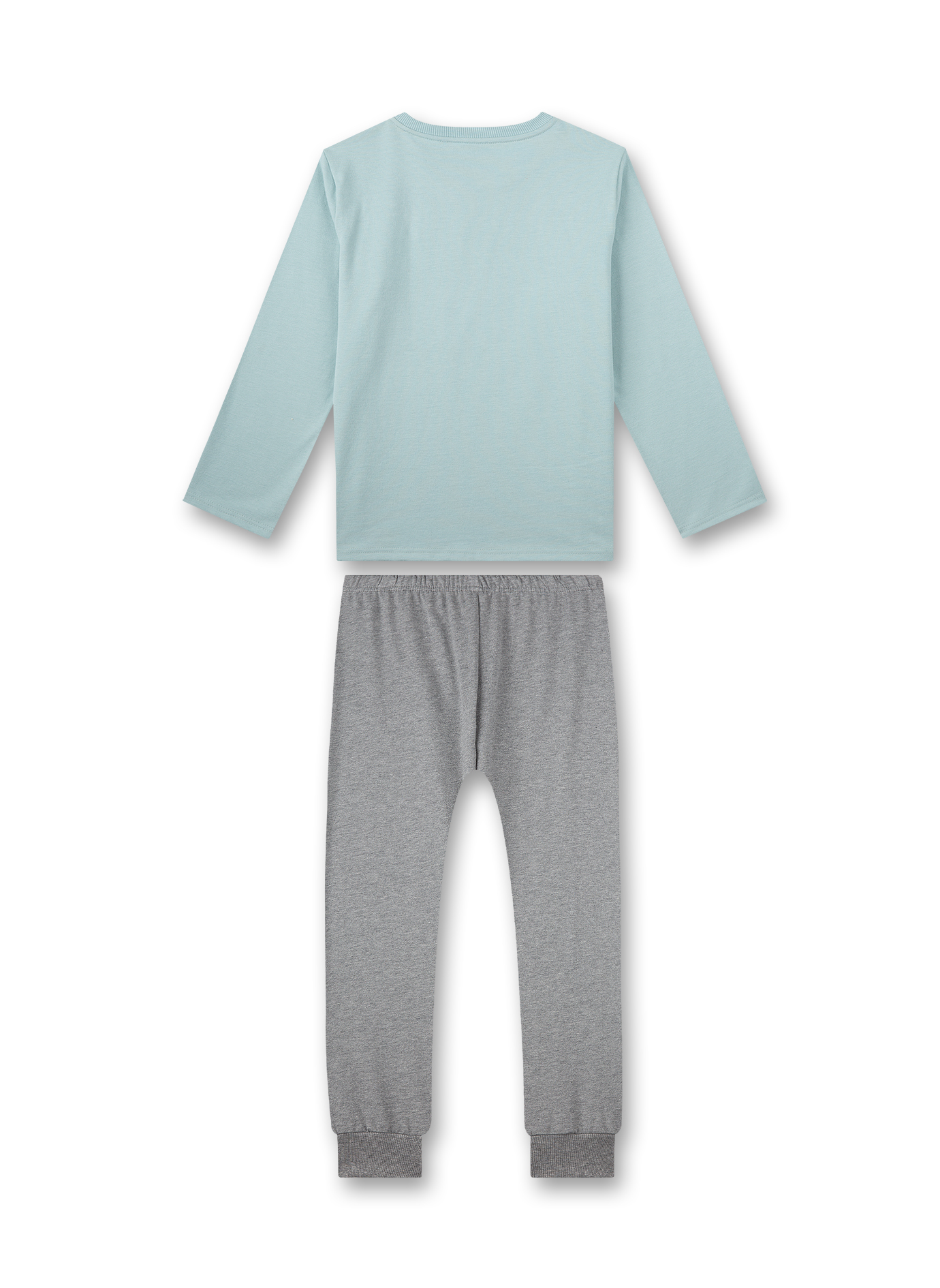 Jungen-Schlafanzug lang Hellblau