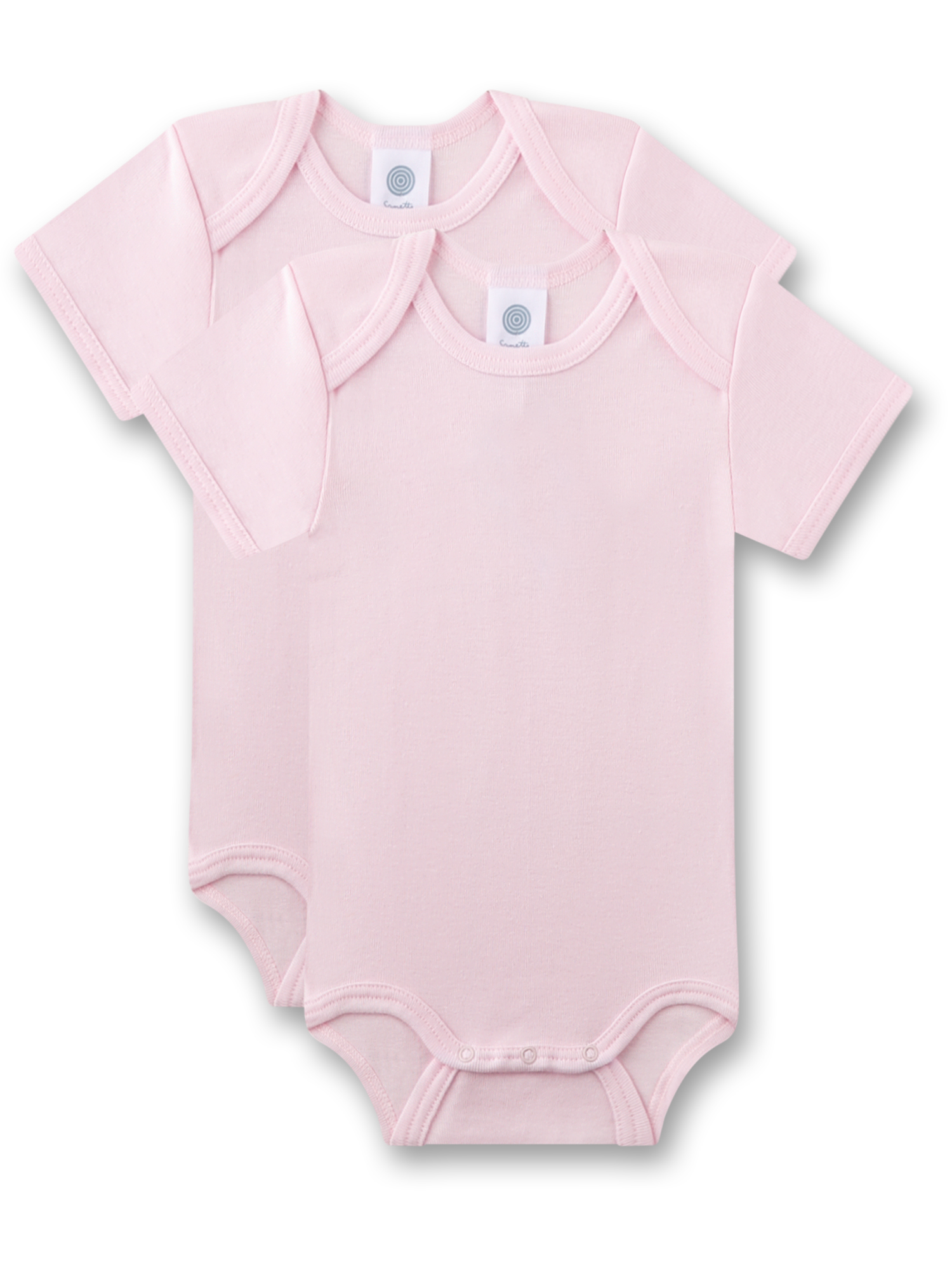 Baby-Body kurzarm (Doppelpack) rosa