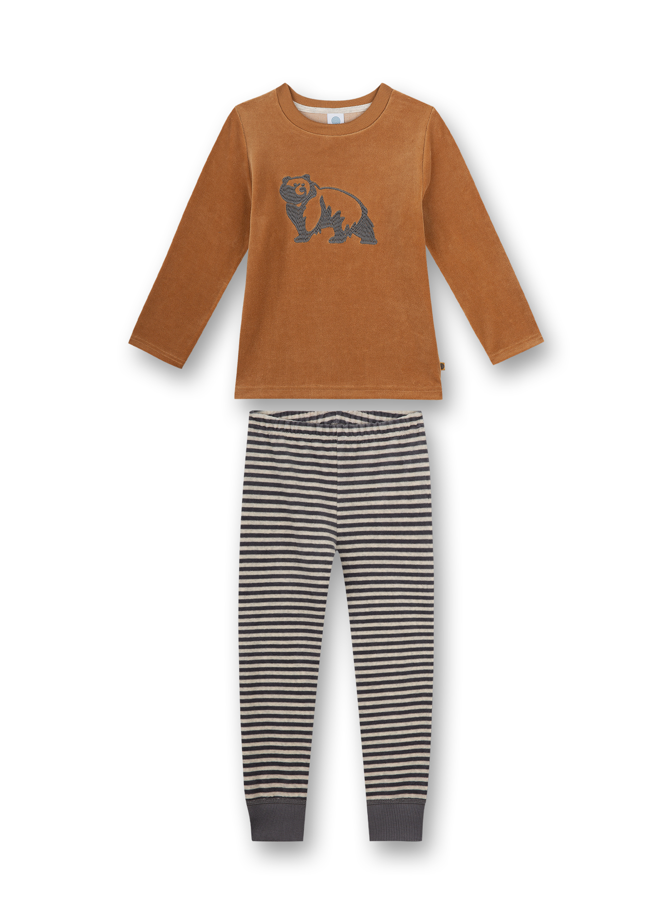 Jungen-Schlafanzug Braun Bear