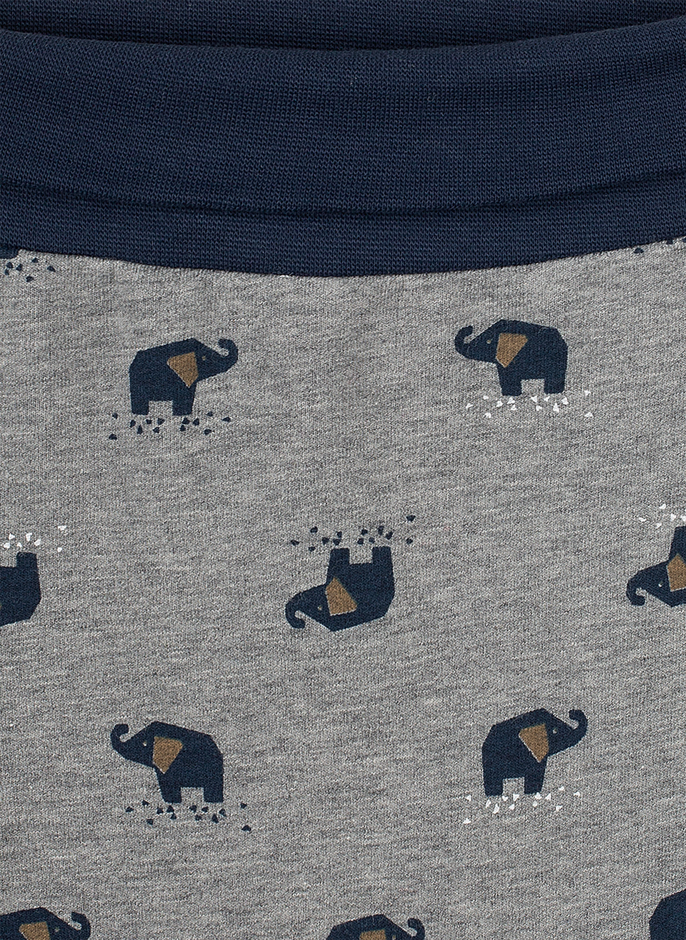 Jungen-Sweathose Dunkelgrau Family Elephant