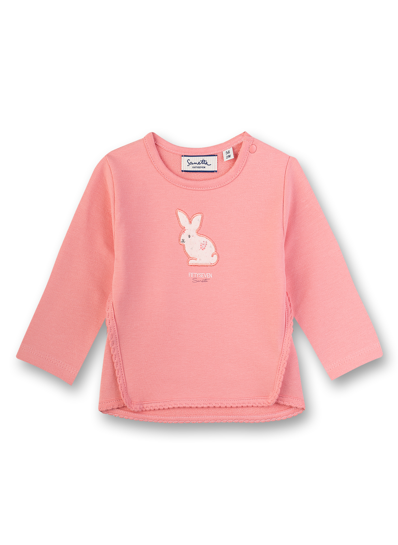 Mädchen-Sweatshirt Rosa Lovely Bunny
