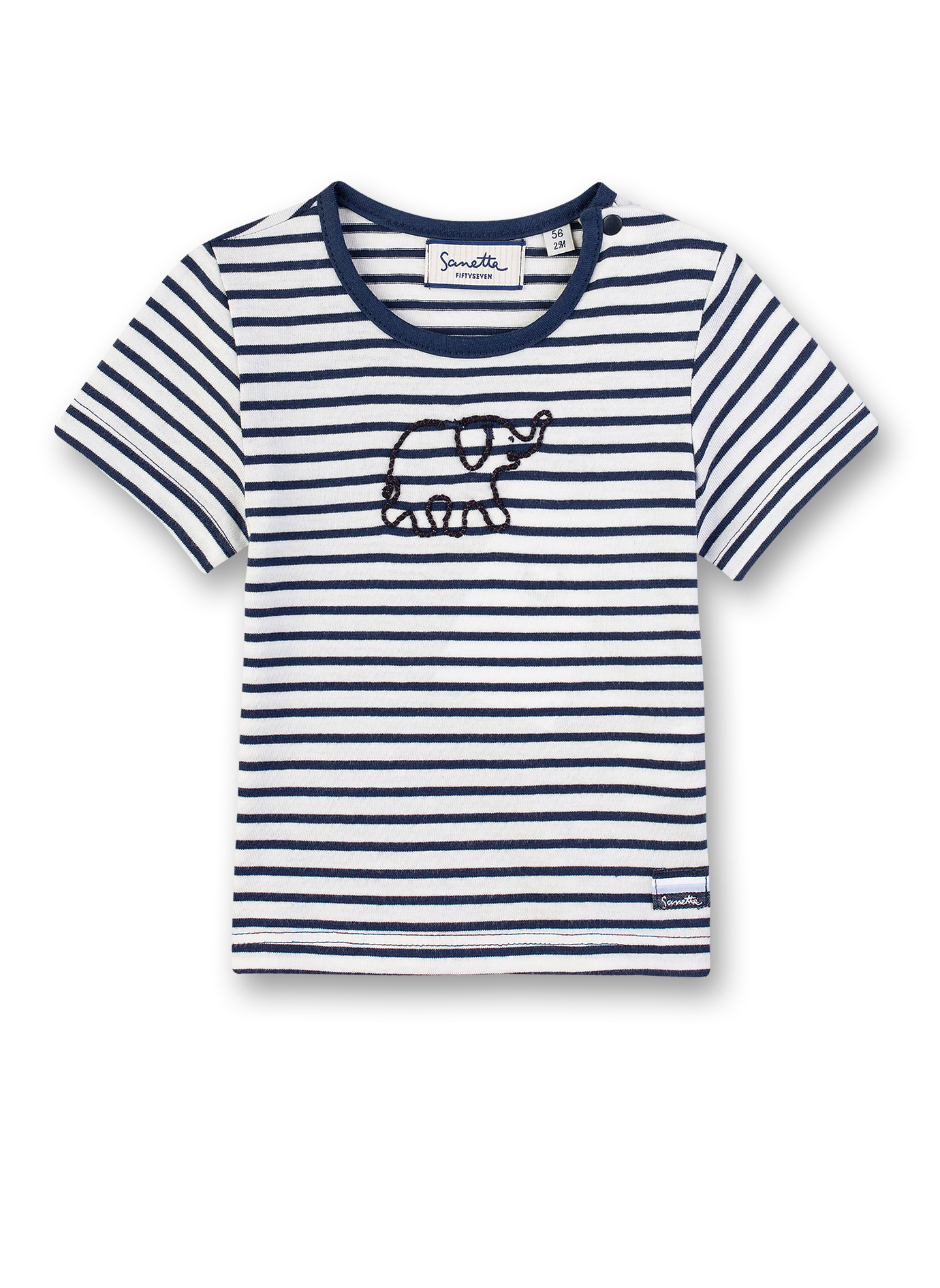 Jungen T-Shirt Blau Smart Elephant