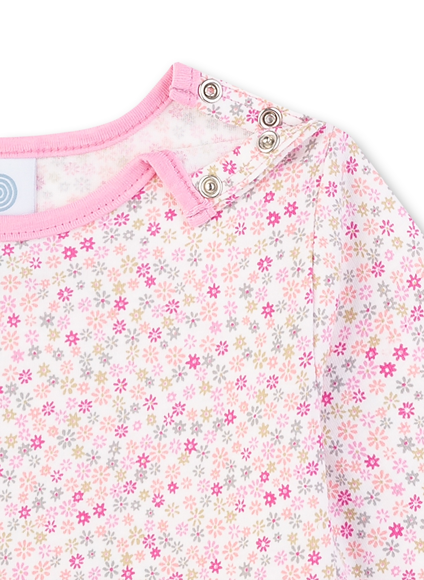 Mädchen-Schlafanzug lang Rosa Bunny Love