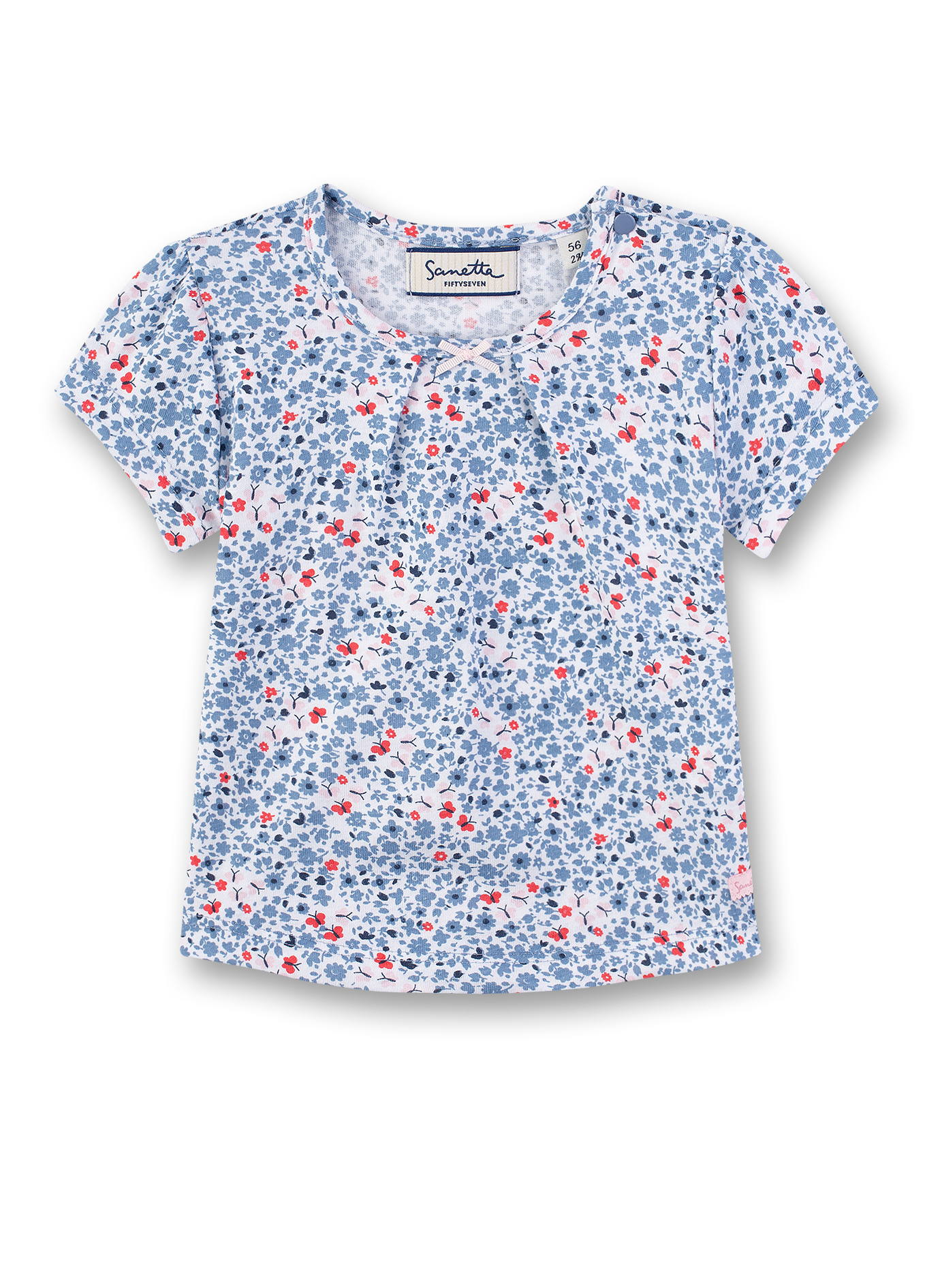 Mädchen T-Shirt Blumen-Allover Pretty Butterfly