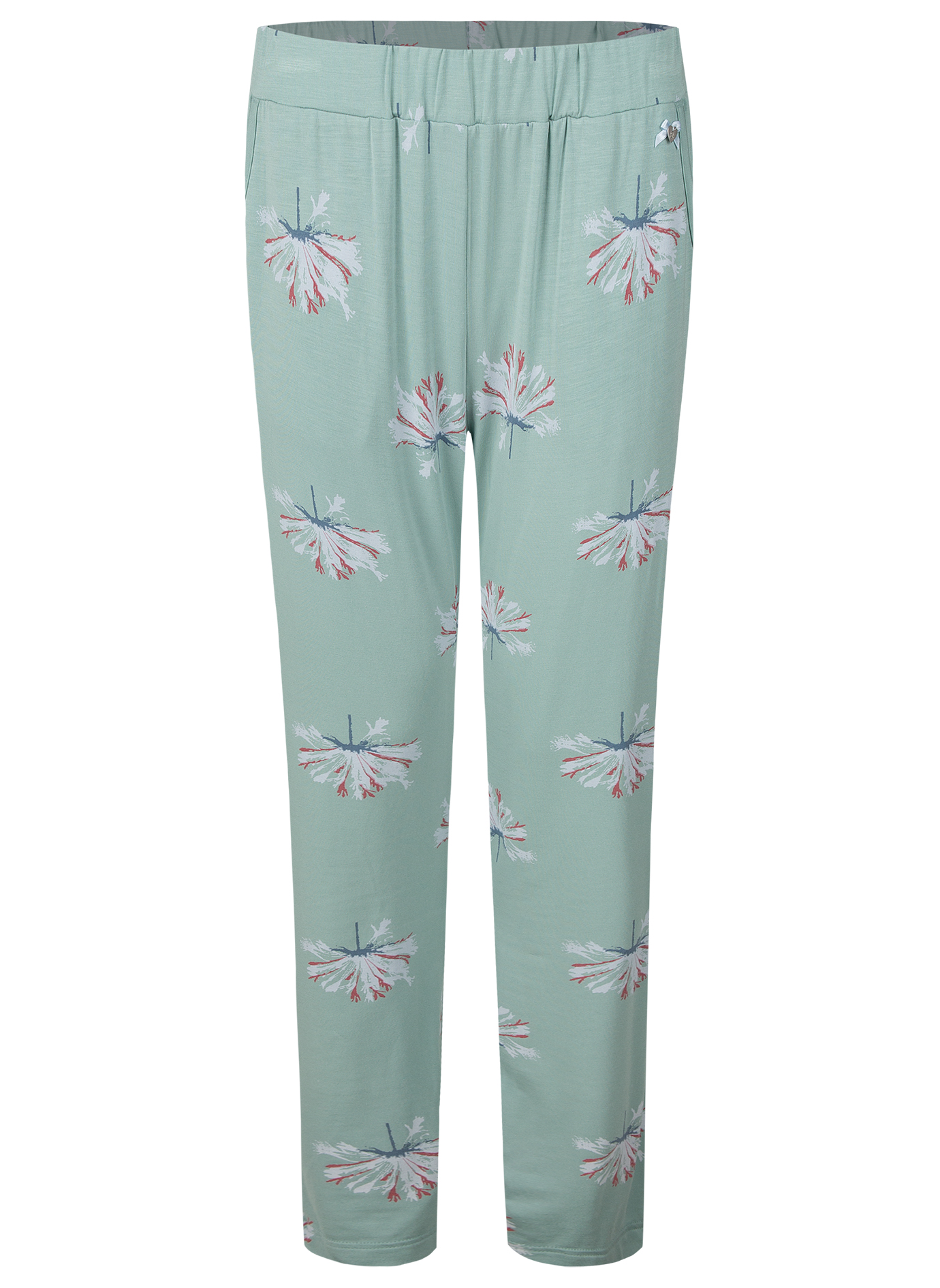 Damen-Schlafhose Türkis