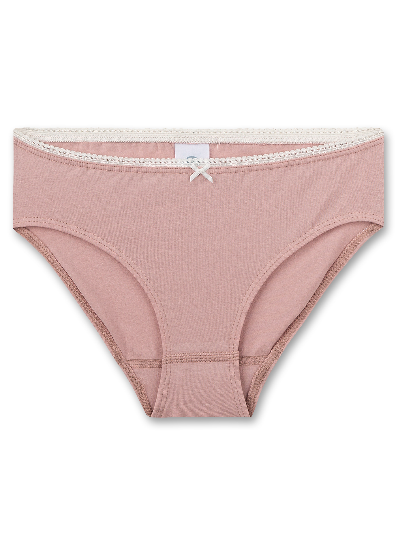Mädchen-Rioslip (Dreierpack) Off-White, Rosa und Graumelange