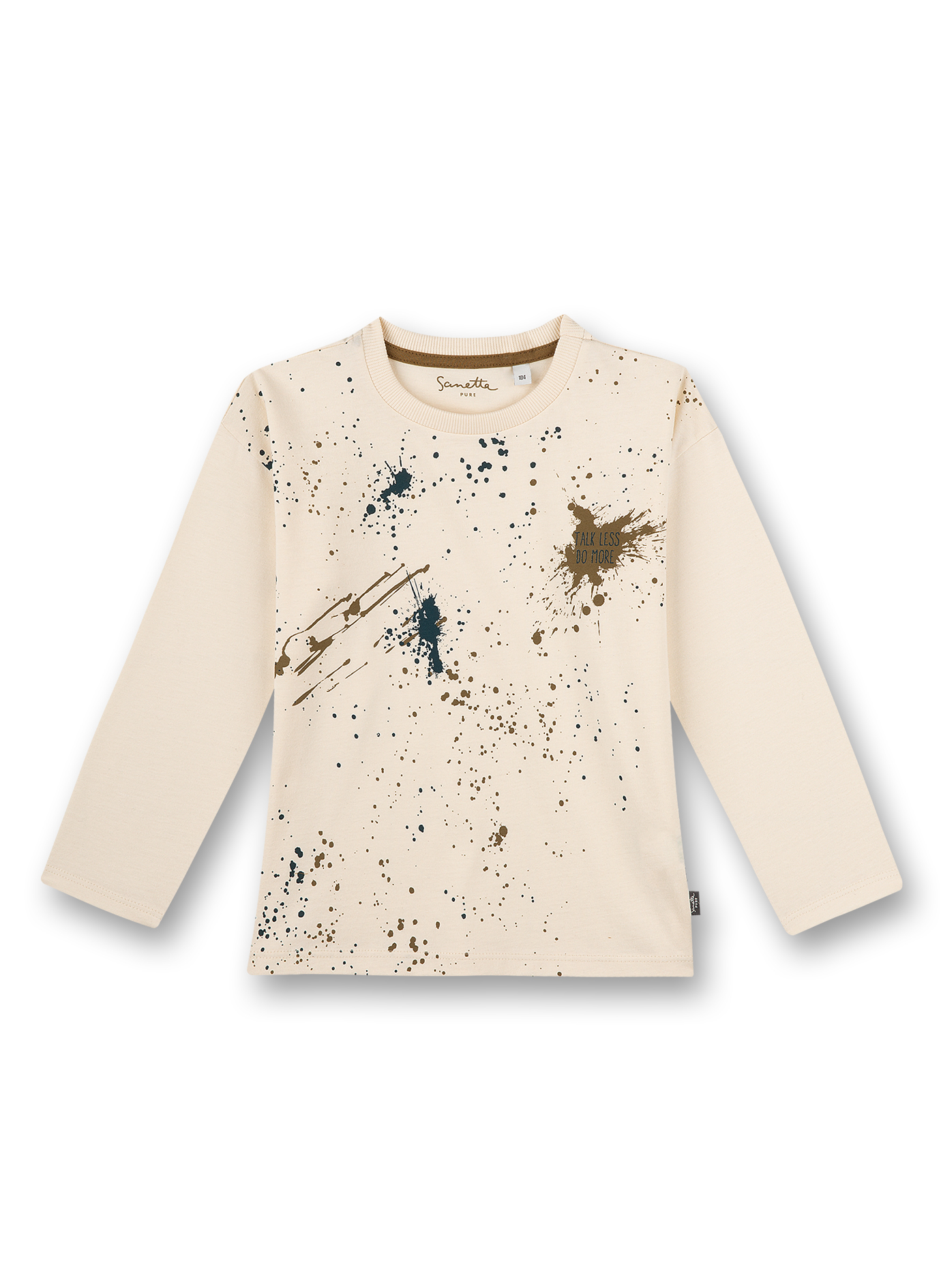 Jungen-Shirt langarm Off-White