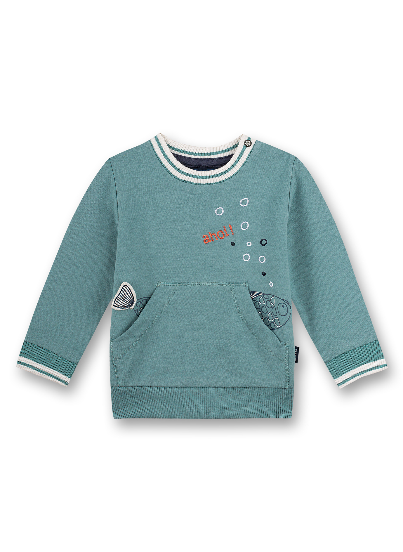 Jungen-Sweatshirt Grün Ocean Friends