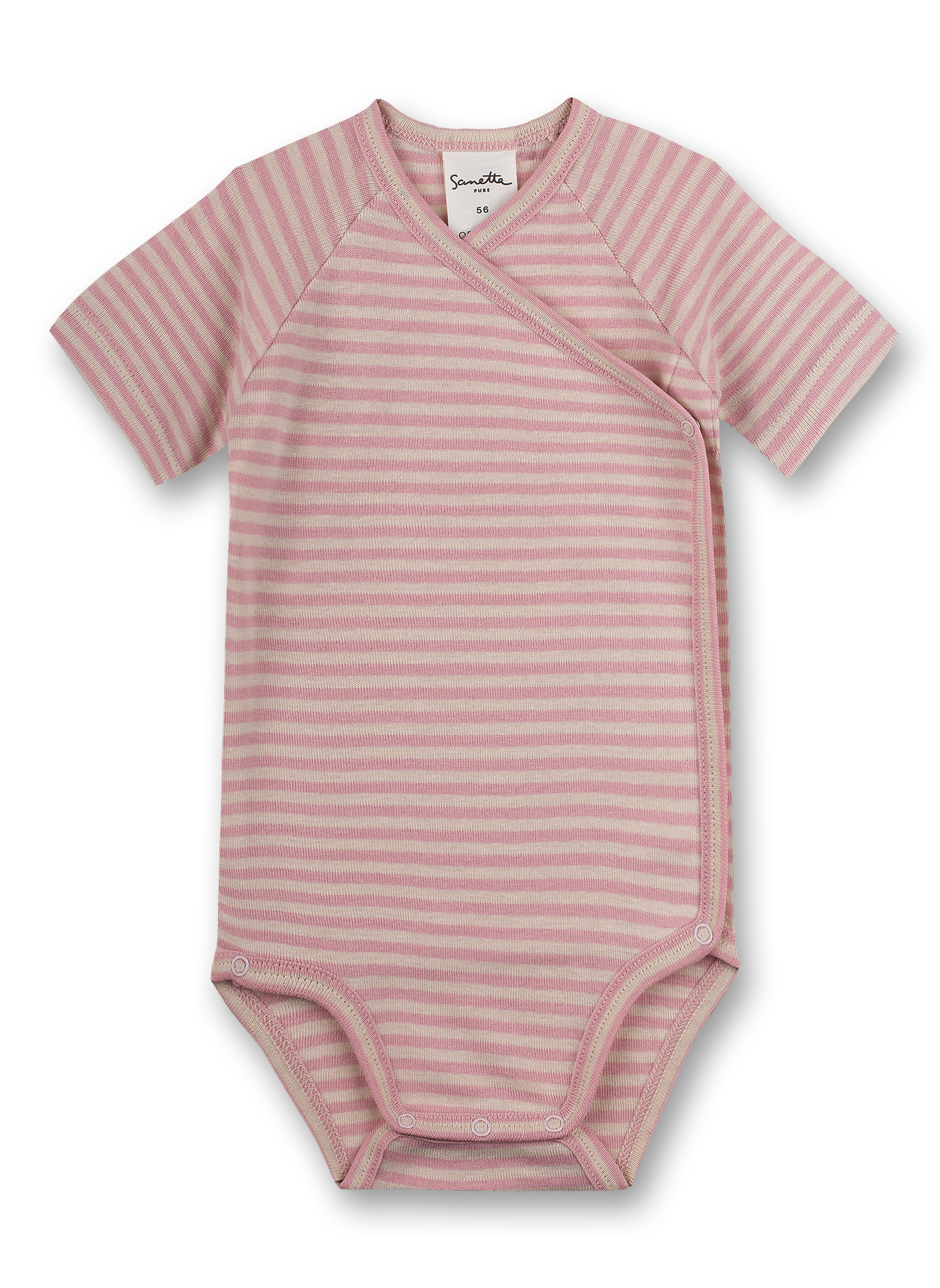 Wickelbody kurzarm Rosa
