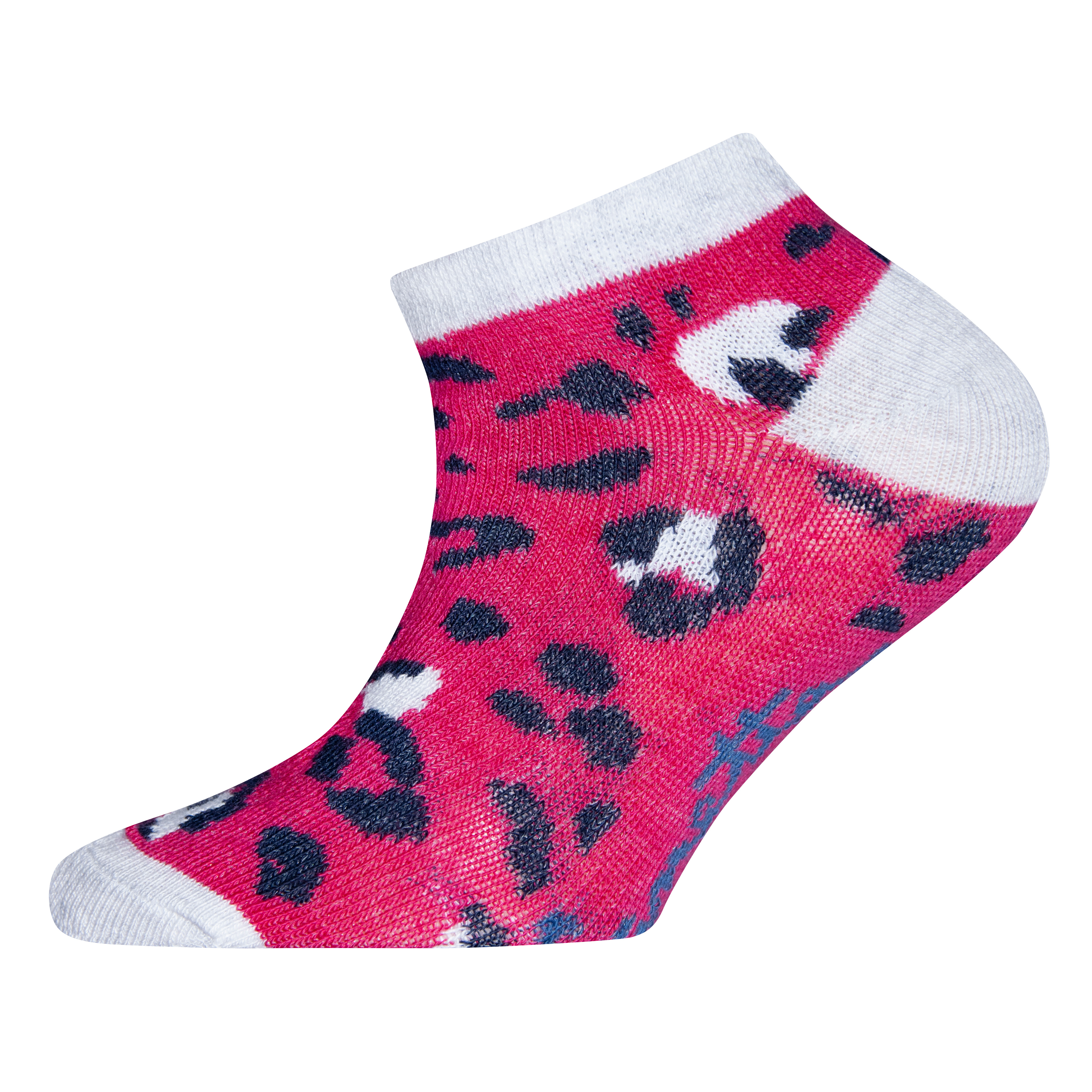 Mädchen-Socken (Doppelpack) Dunkelblau und Pink