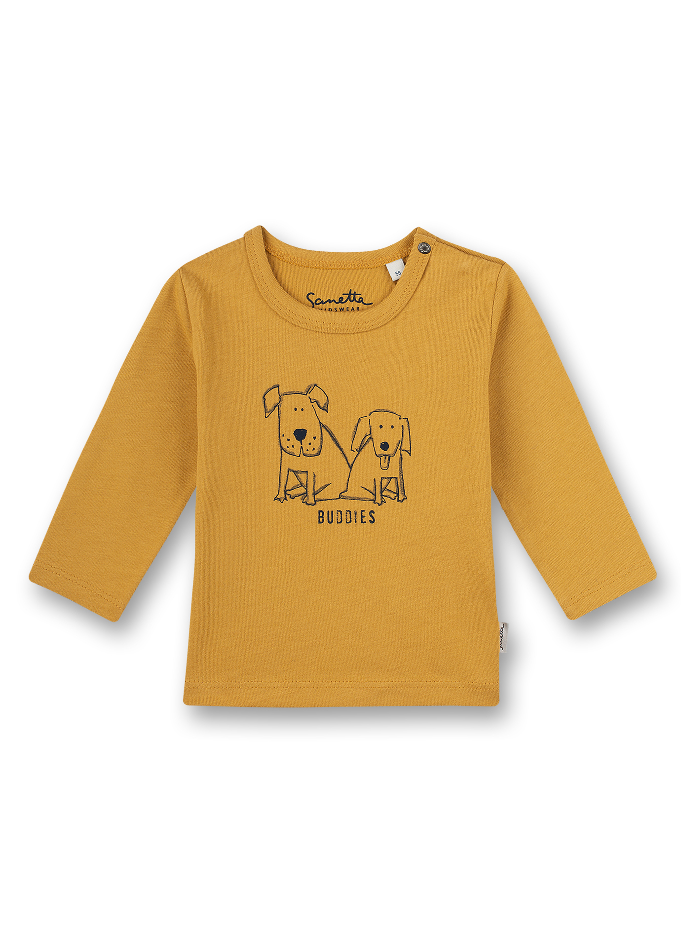 Jungen-Shirt langarm Gelb Best Buddies