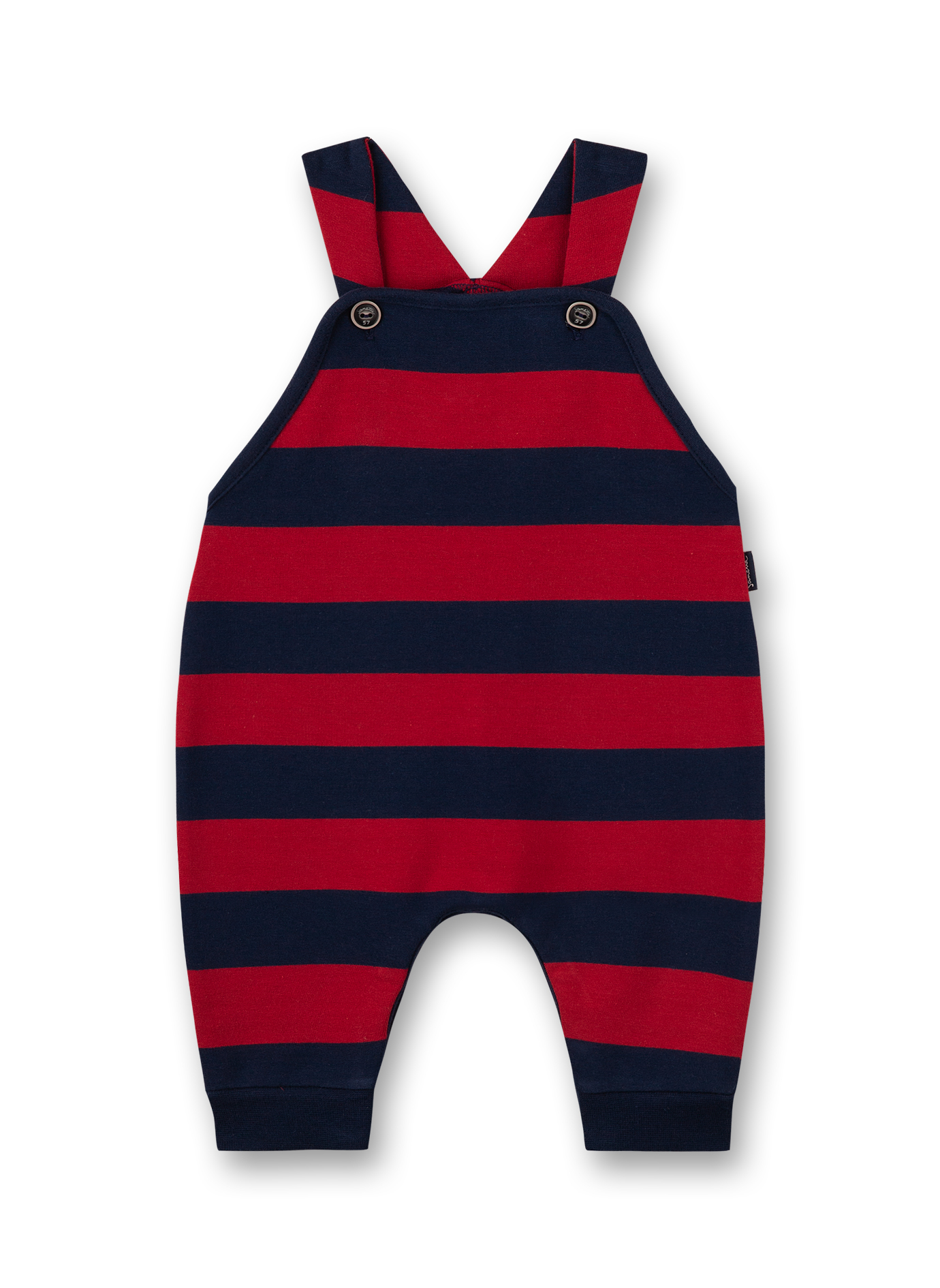Jungen-Latzhose Rot Ringel Vintage Cars