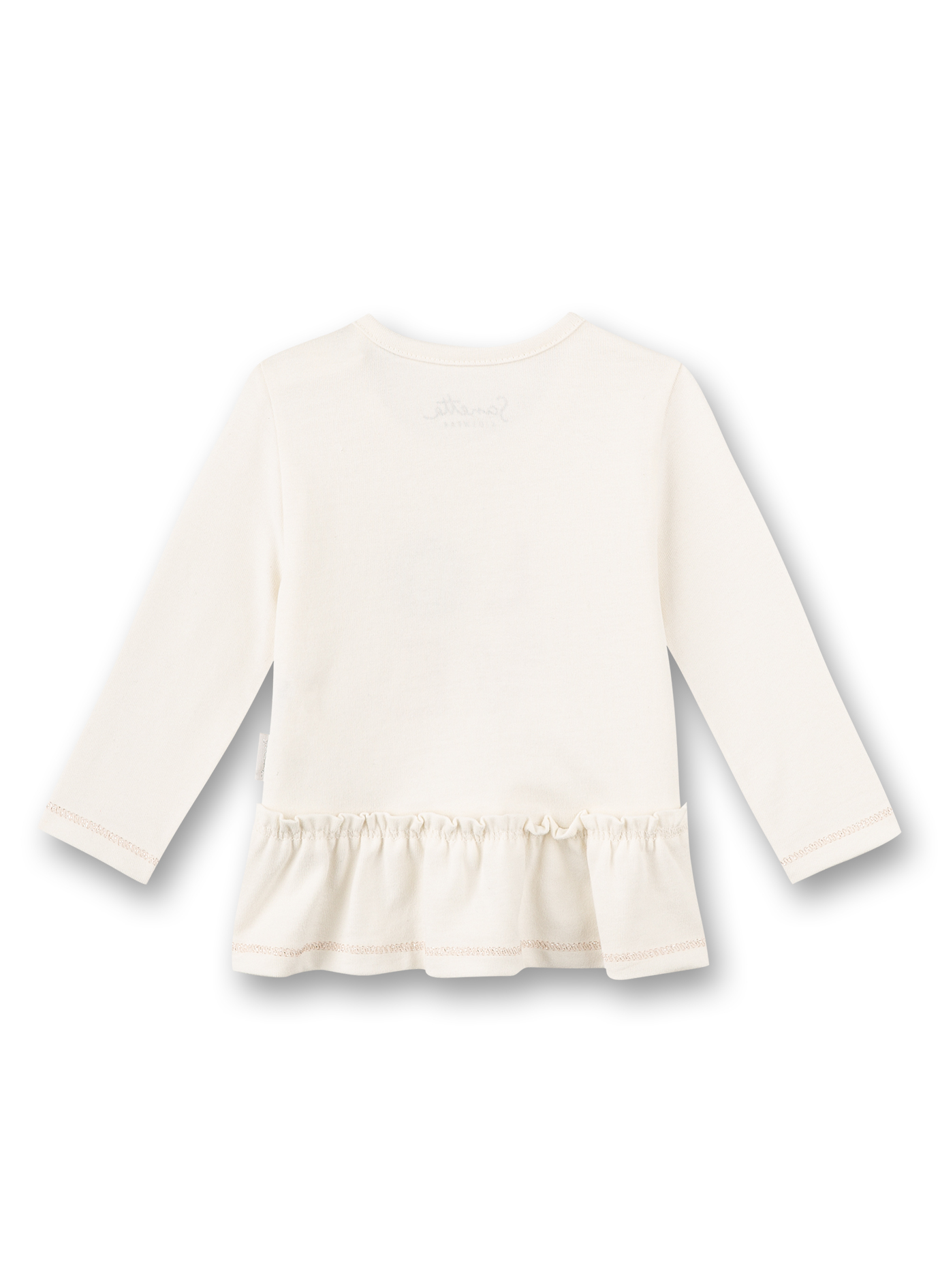 Mädchen-Shirt langarm Off-White Nature Party
