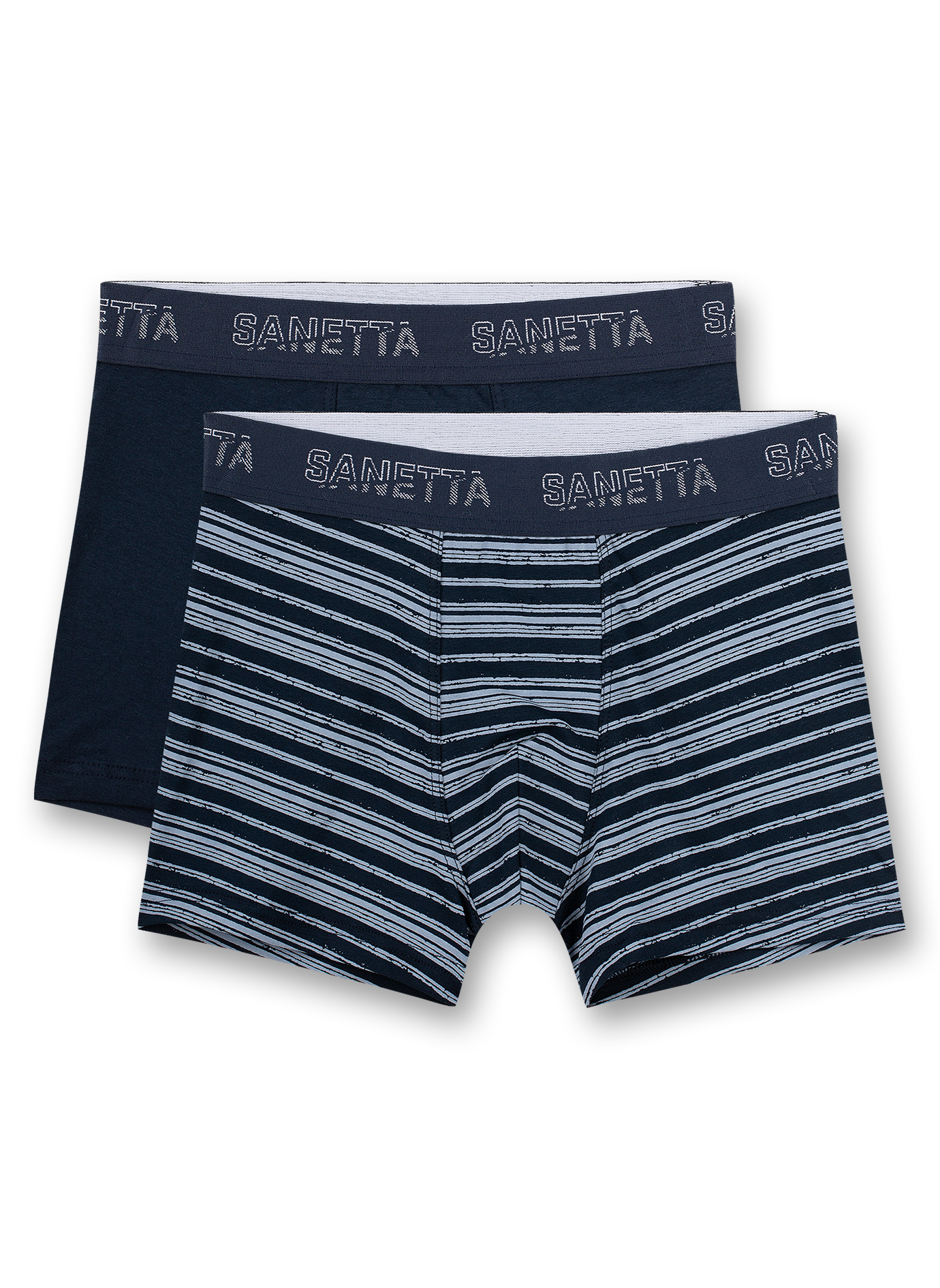 Jungen-Shorts (Doppelpack) Blau und Dunkelblau Biker Boy