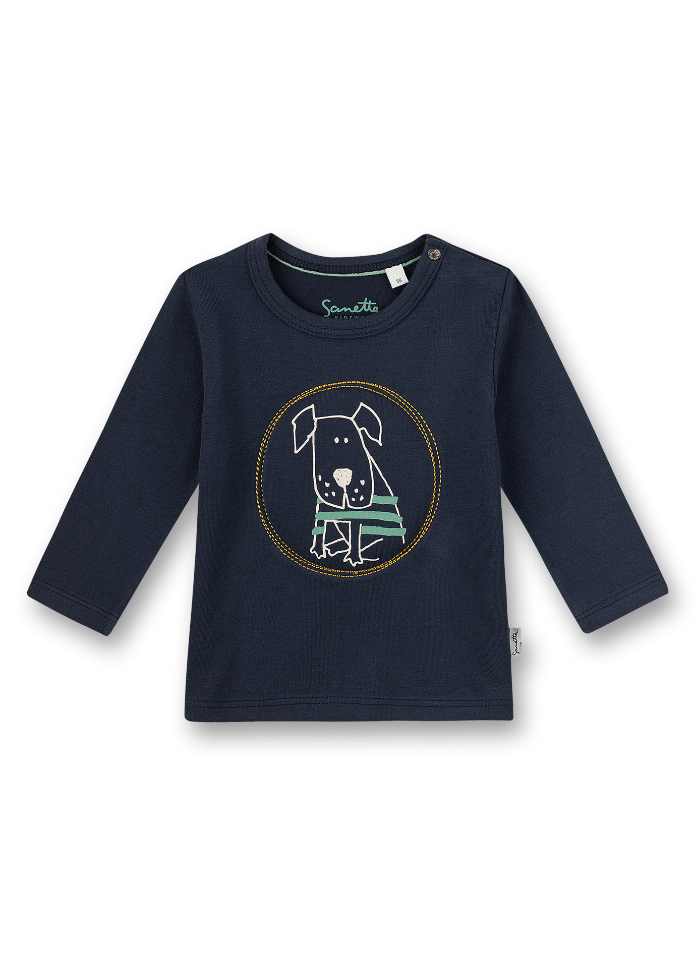 Jungen-Shirt langarm Dunkelblau Best Buddies